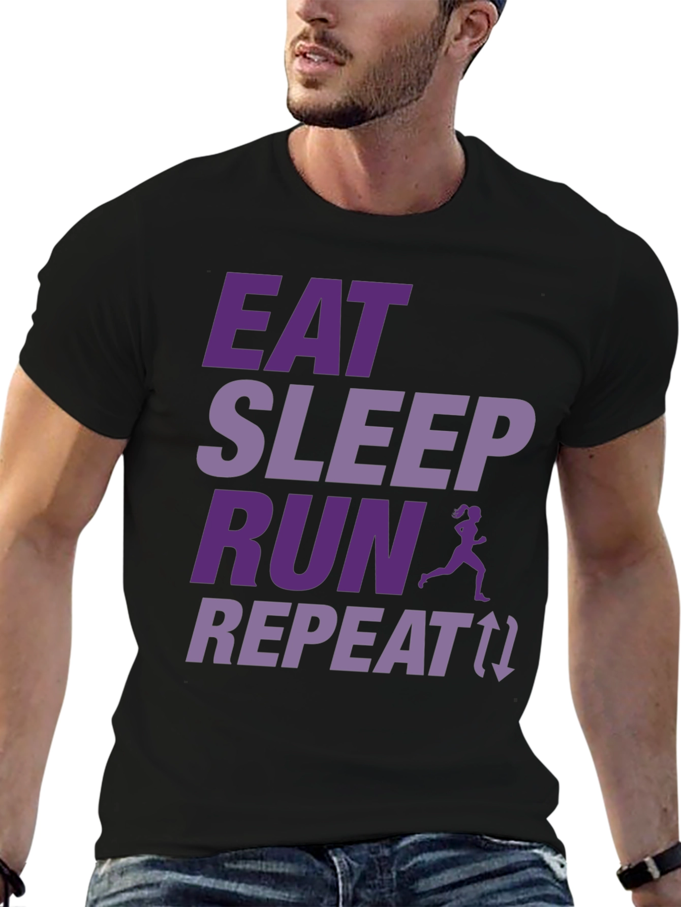 Eat Sleep Run Repeat T-Shirt - Runners Tee