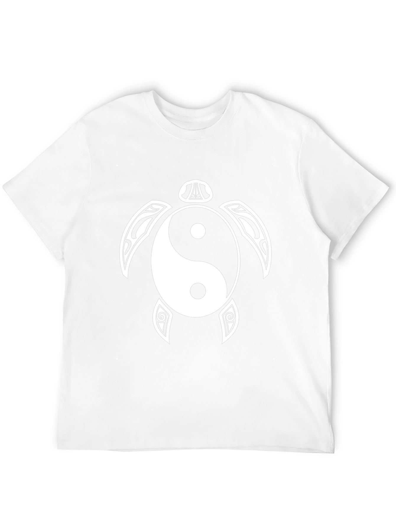 Yin Yang Turtle Black T-Shirt