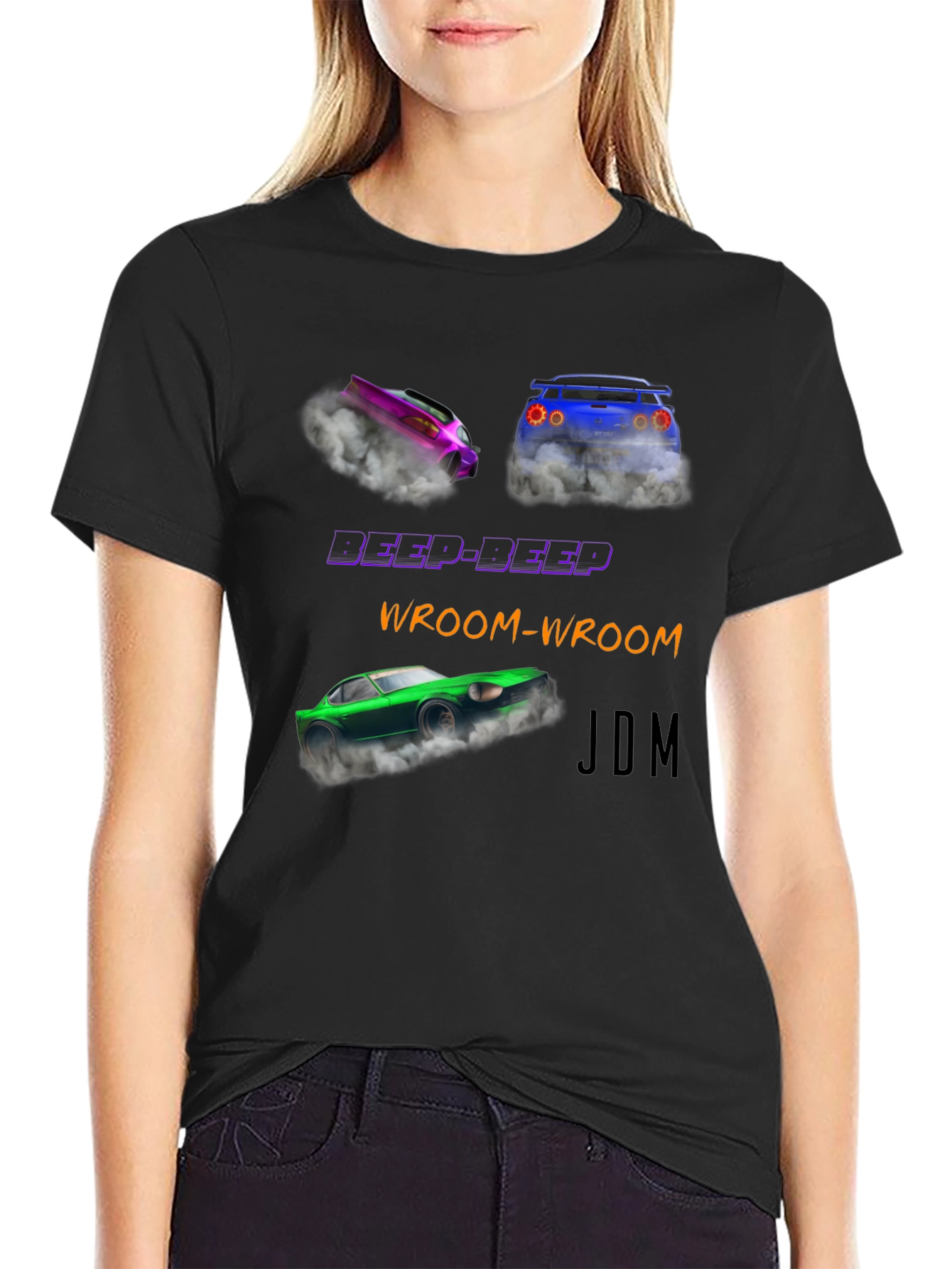 JDM Cars T-Shirt - Beep Beep Wroom Wroom