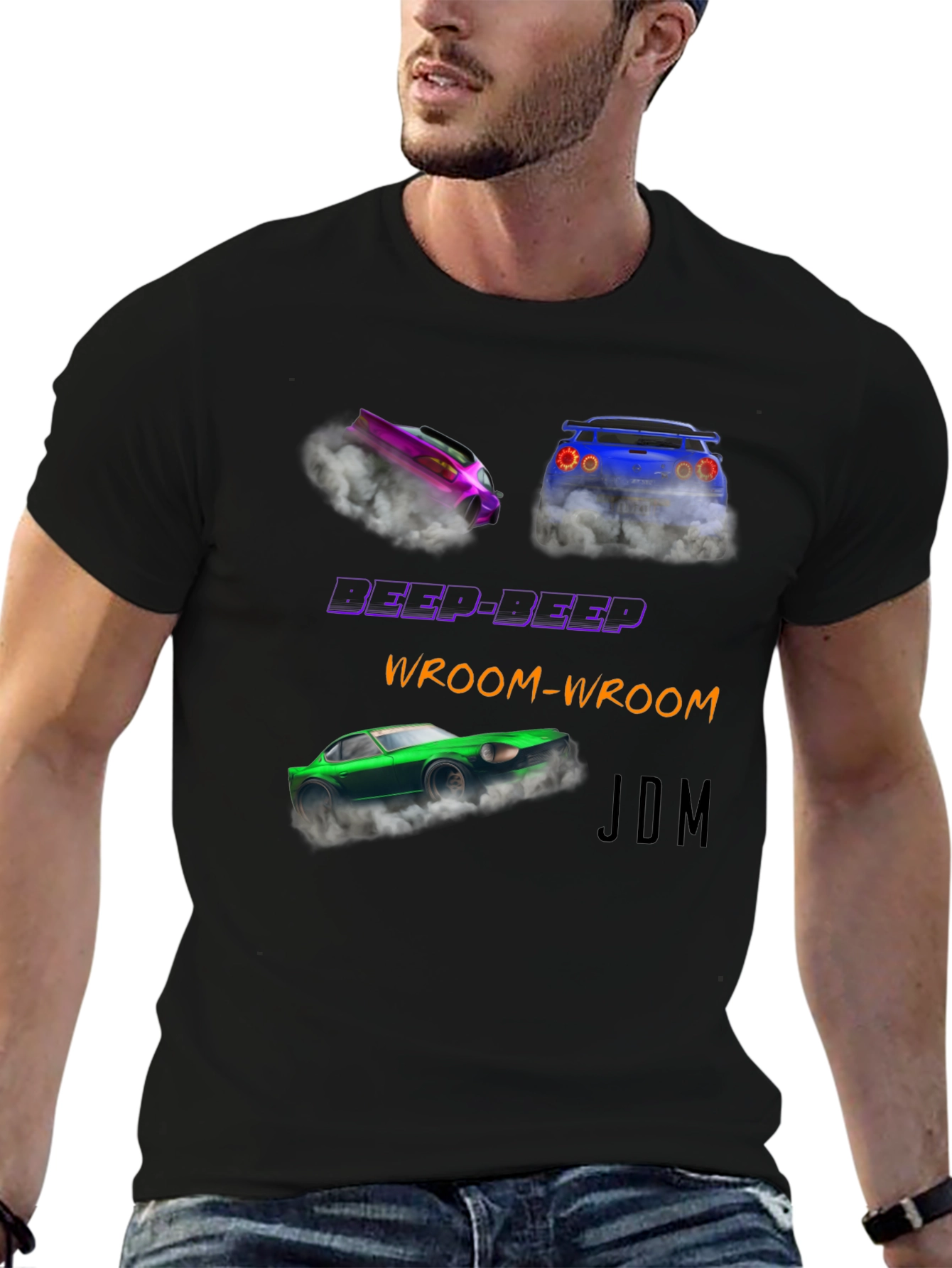 JDM Cars T-Shirt - Beep Beep Wroom Wroom