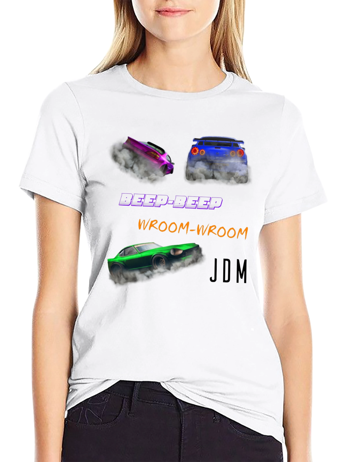JDM Cars T-Shirt - Beep Beep Wroom Wroom