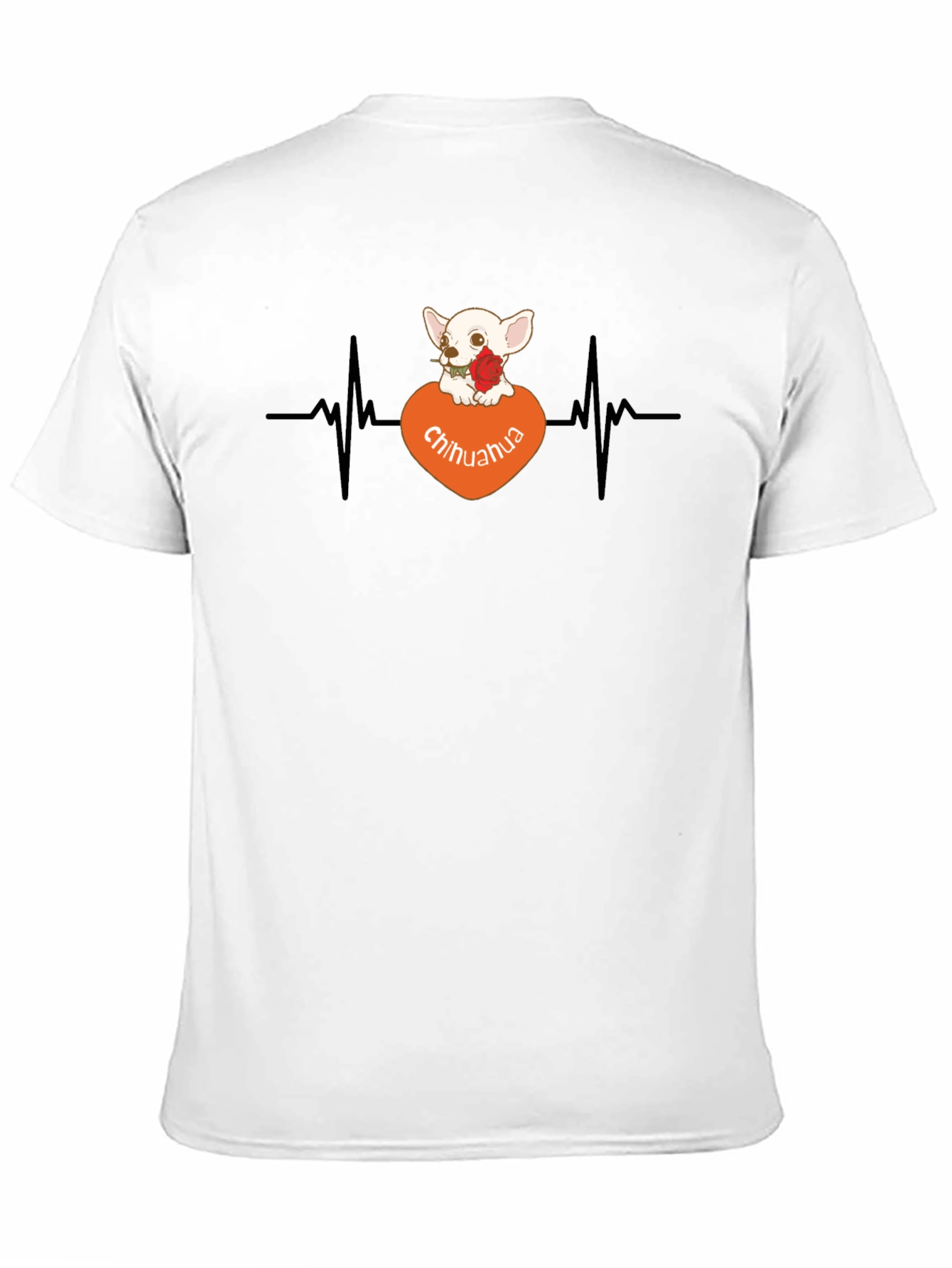 Chihuahua Heartbeat T-Shirt - Dog Lover Tee