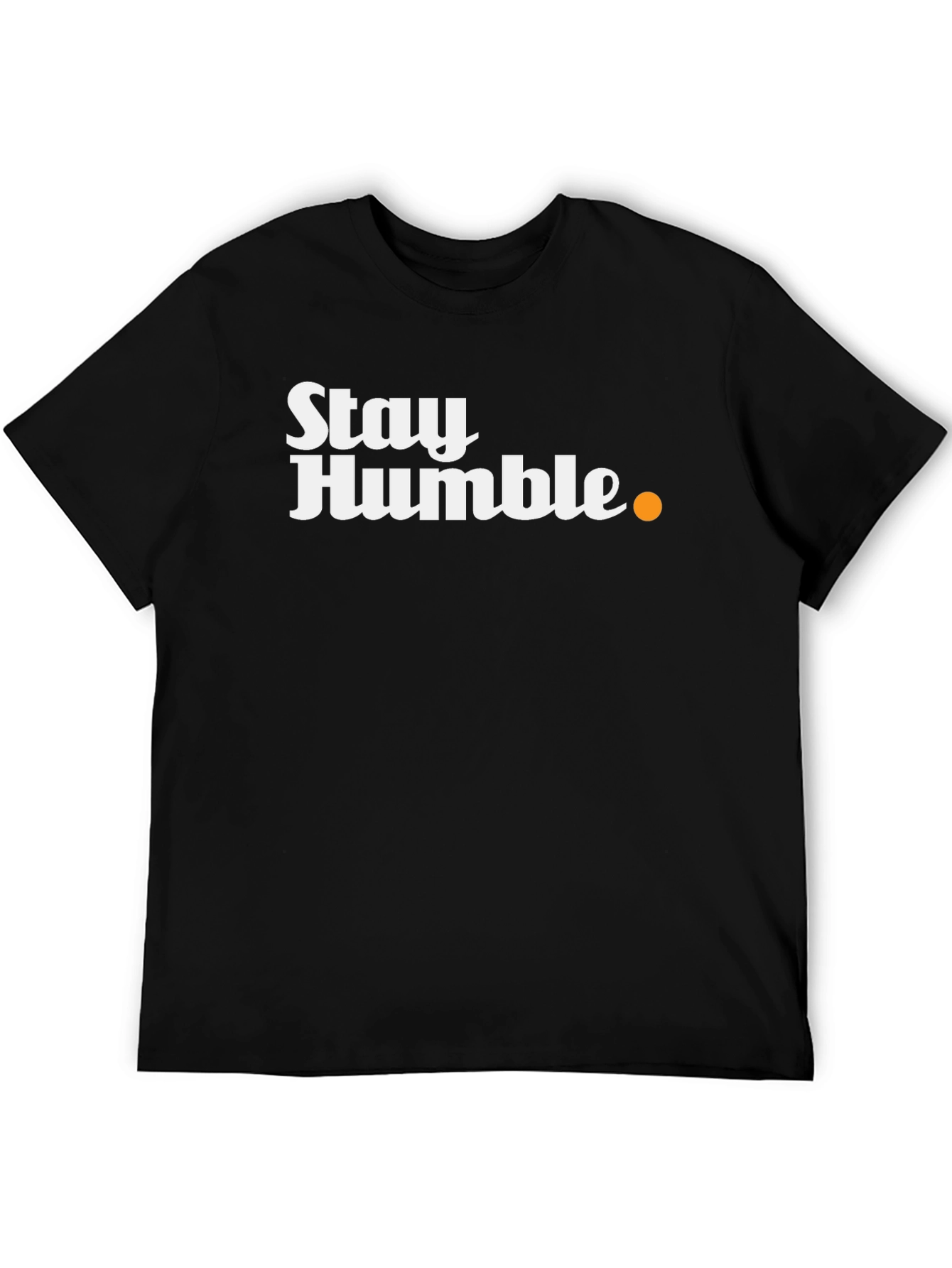 Stay Humble Black Graphic T-Shirt