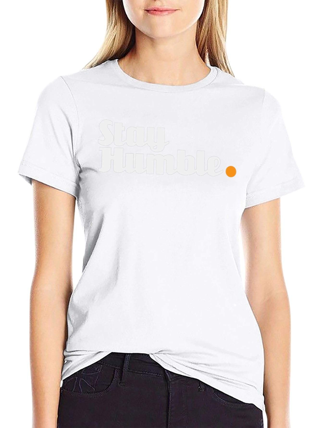 Stay Humble Black Graphic T-Shirt