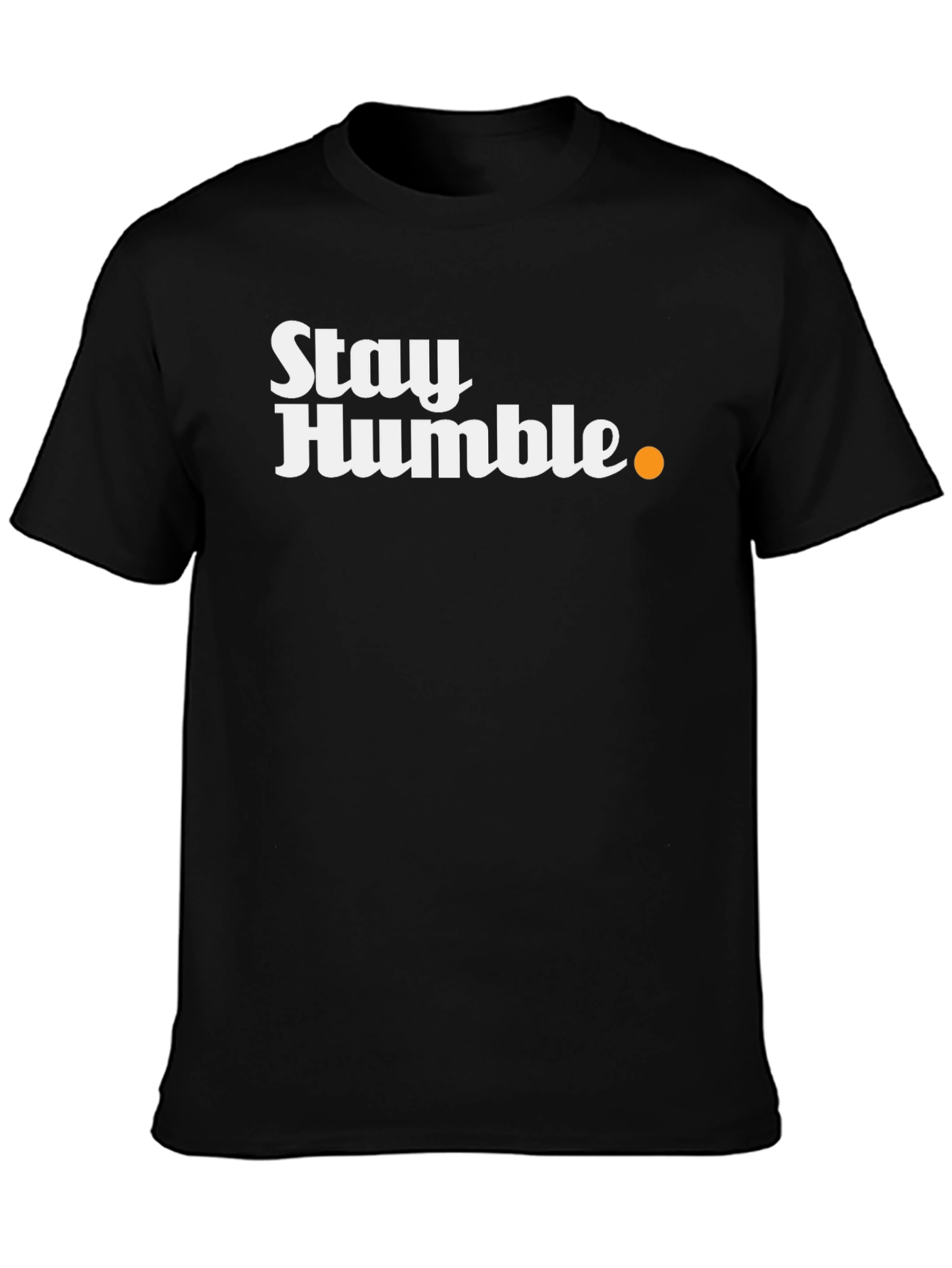 Stay Humble Black Graphic T-Shirt