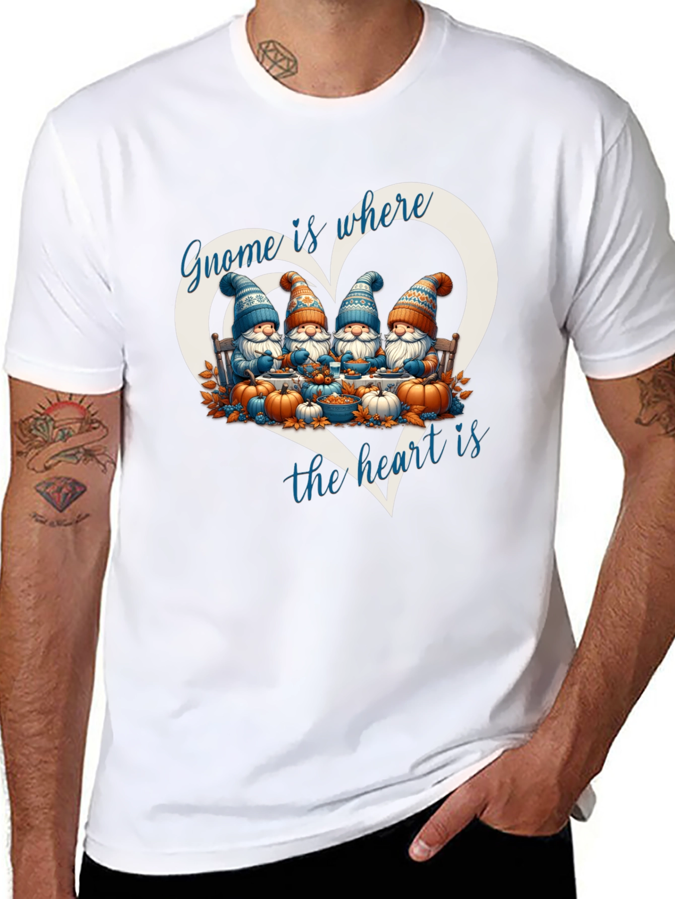 Gnome is Where the Heart is T-Shirt