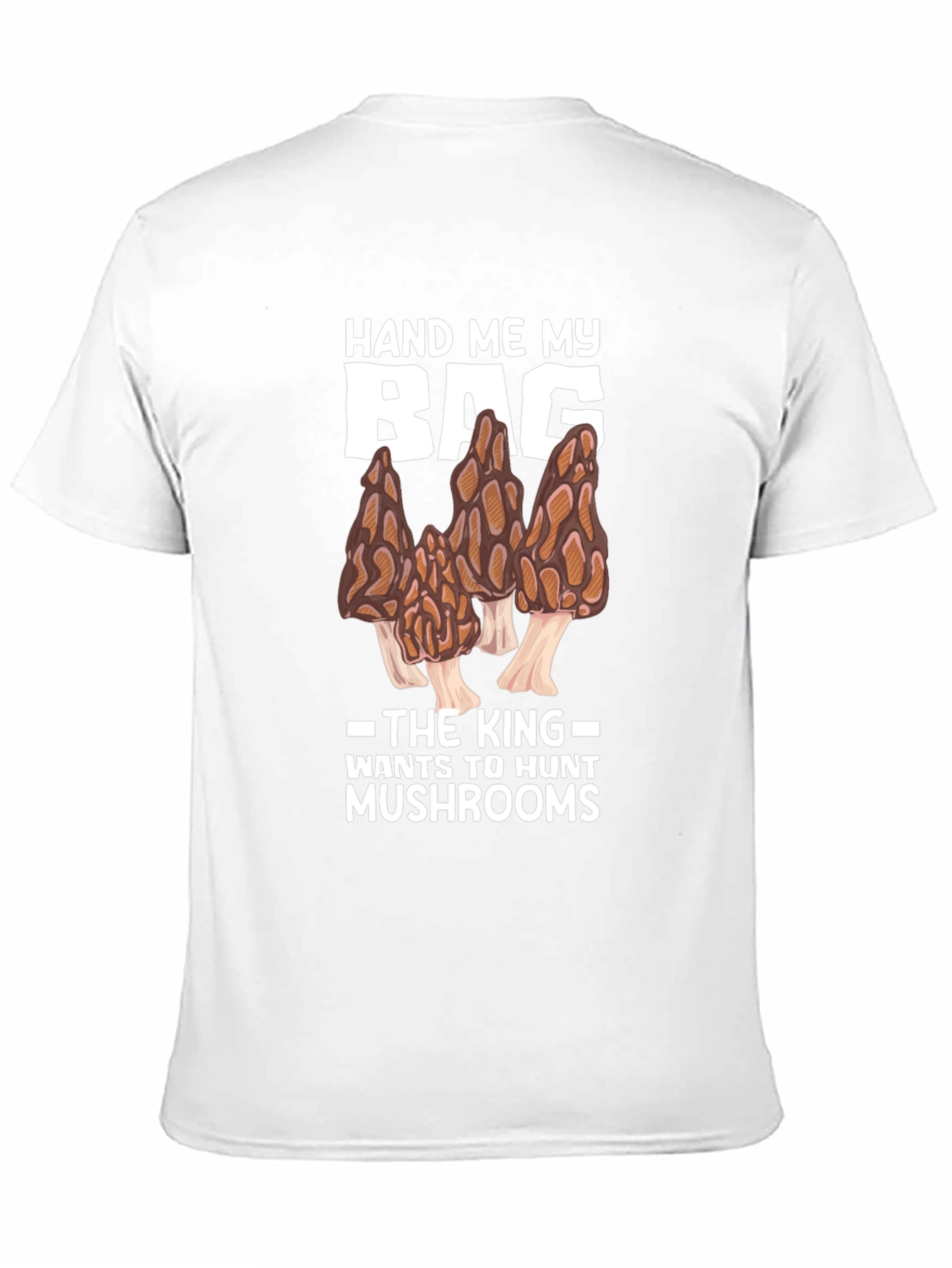 Mushroom Hunting T-Shirt - Morels and King