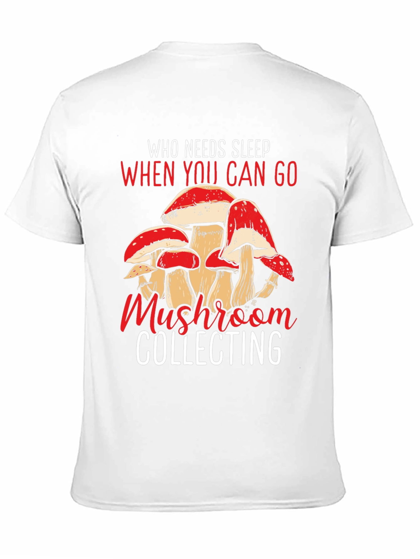 Mushroom Collecting Graphic Tee - Black