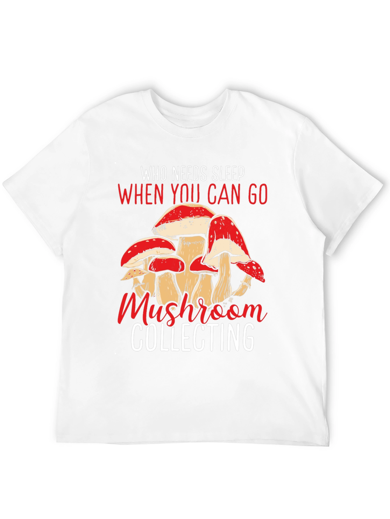 Mushroom Collecting Graphic Tee - Black