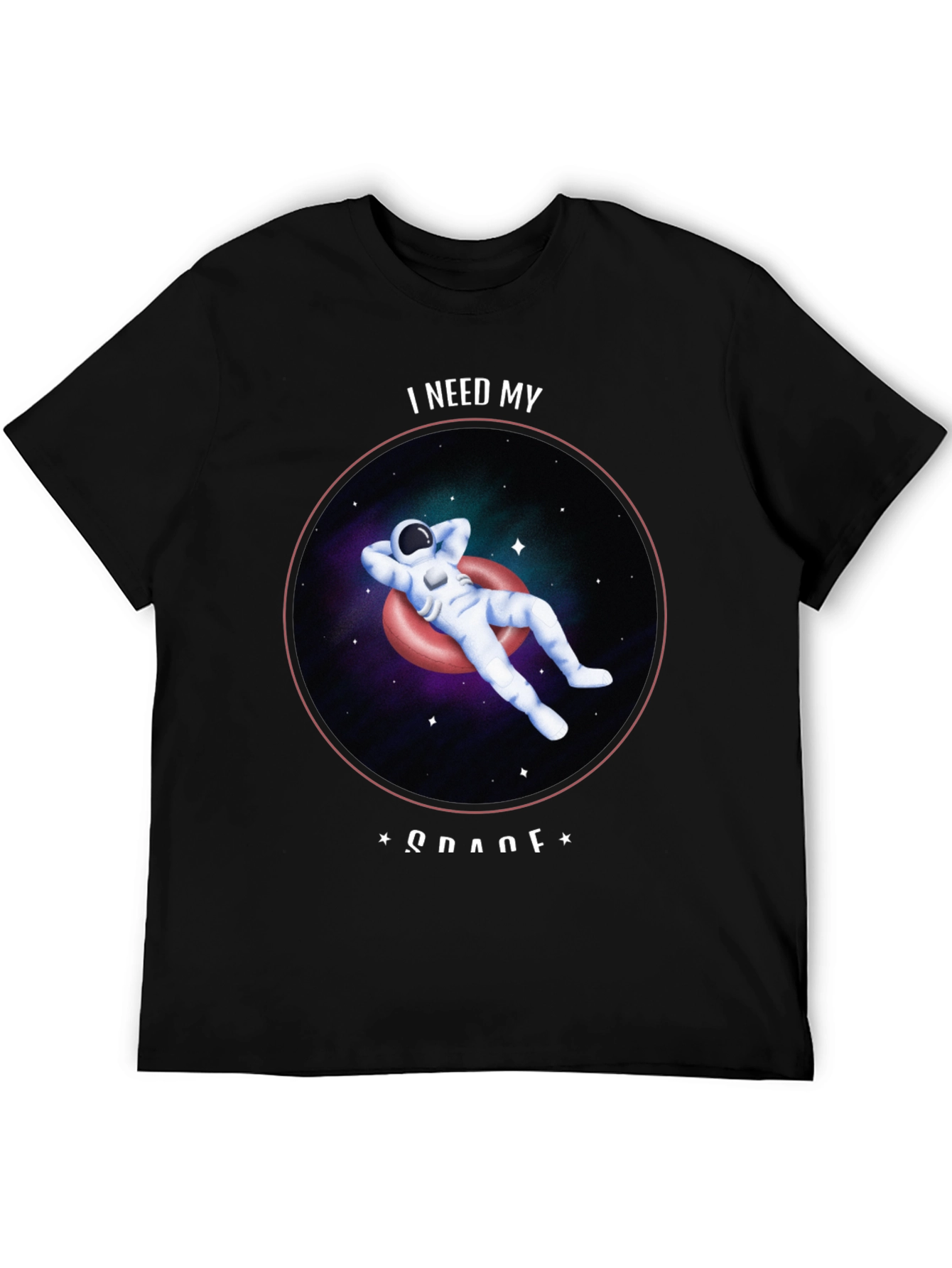 I Need My Space Astronaut Graphic T-Shirt