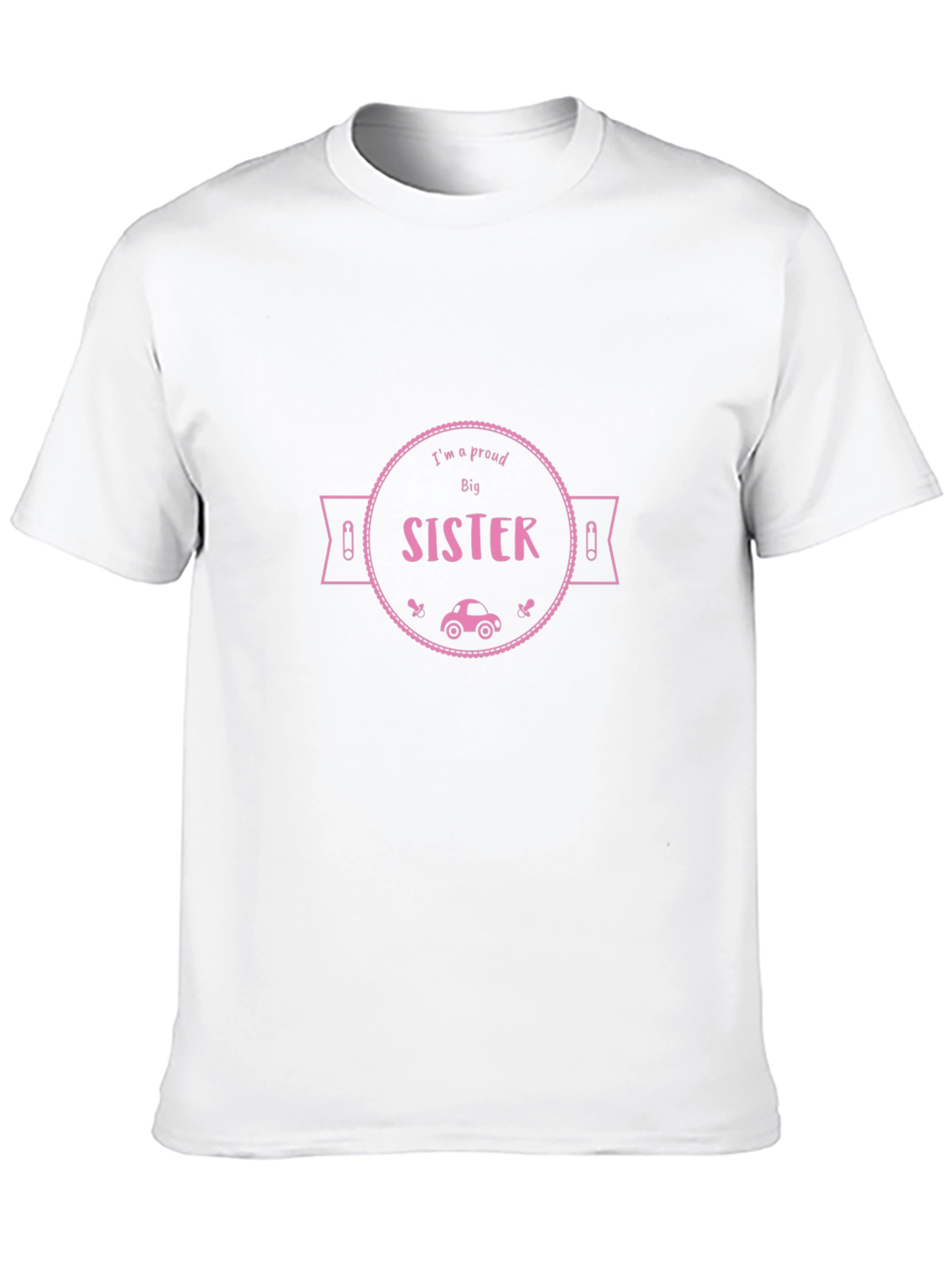 Proud Big Sister T-Shirt - Black