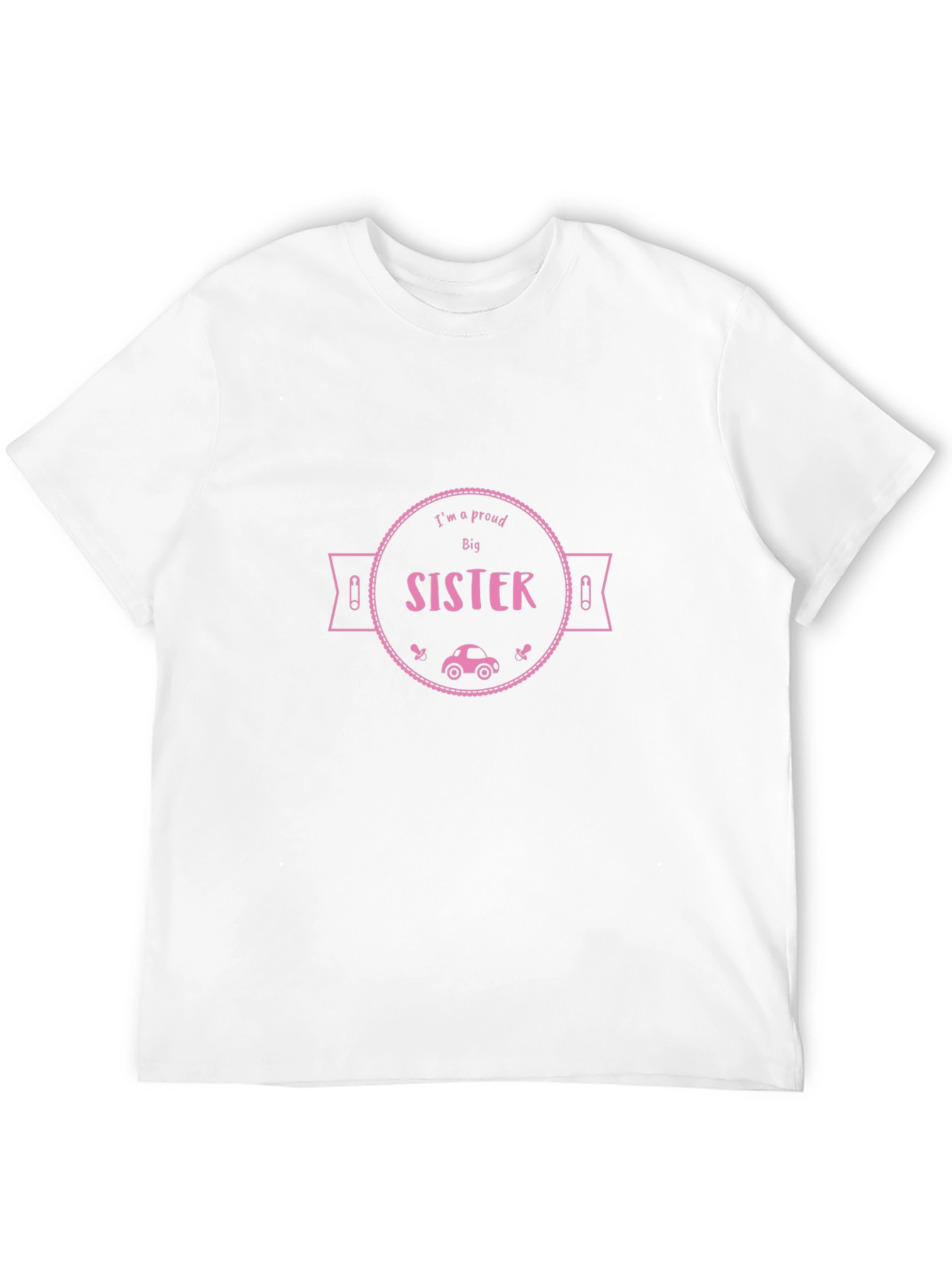 Proud Big Sister T-Shirt - Black