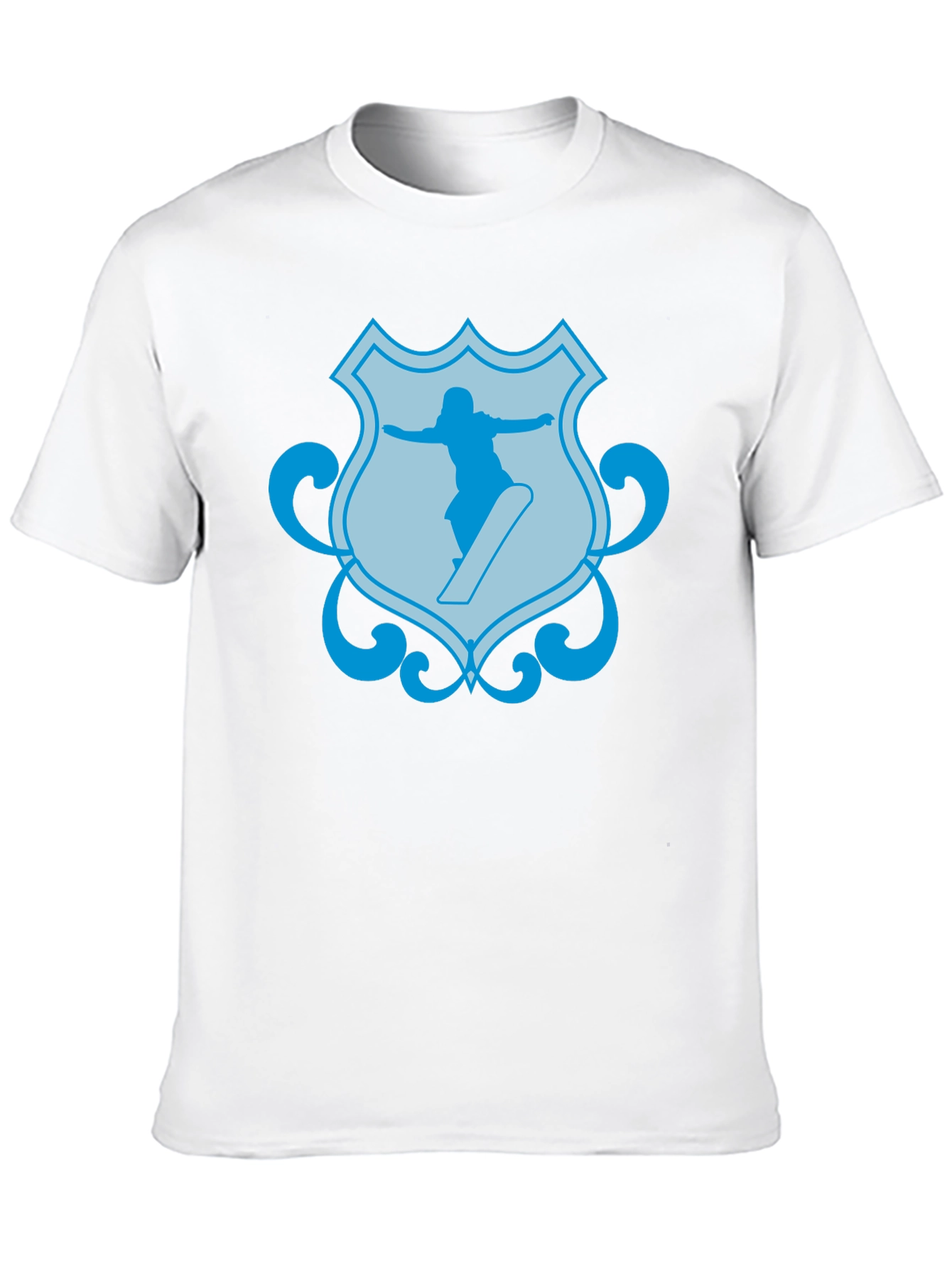 Snowboard Silhouette Graphic Tee