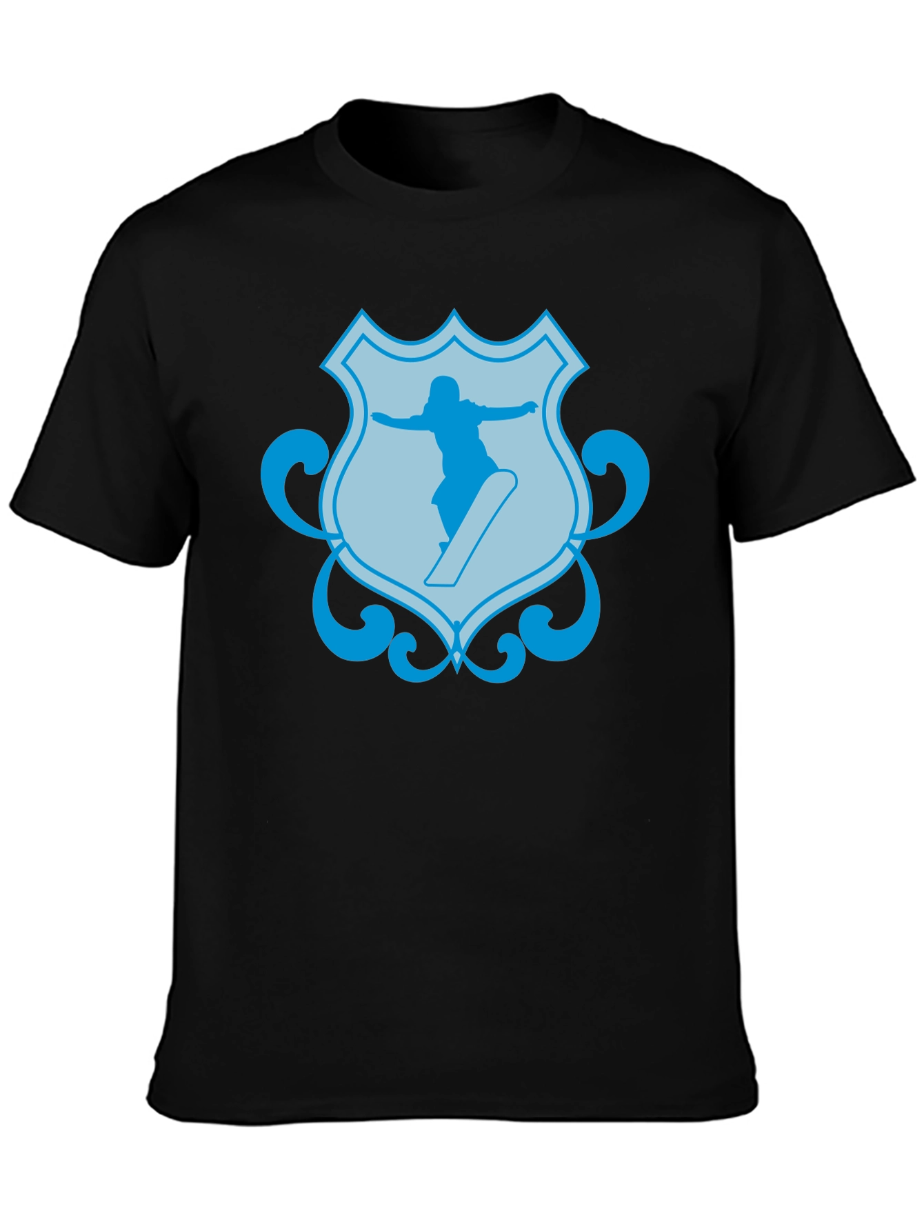 Snowboard Silhouette Graphic Tee