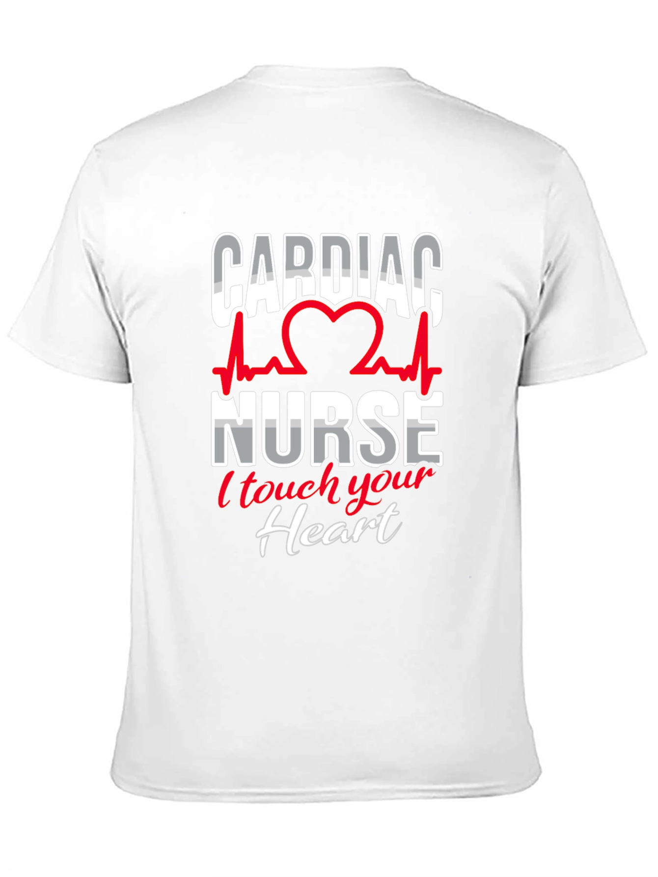 Cardiac Nurse T-Shirt - I Touch Your Heart Design