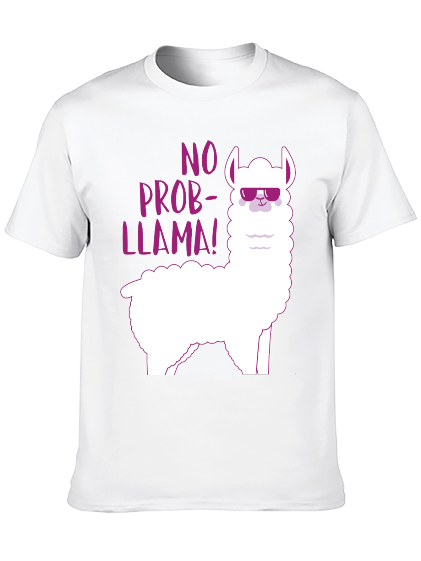 No Prob-Llama! Black Graphic Tee