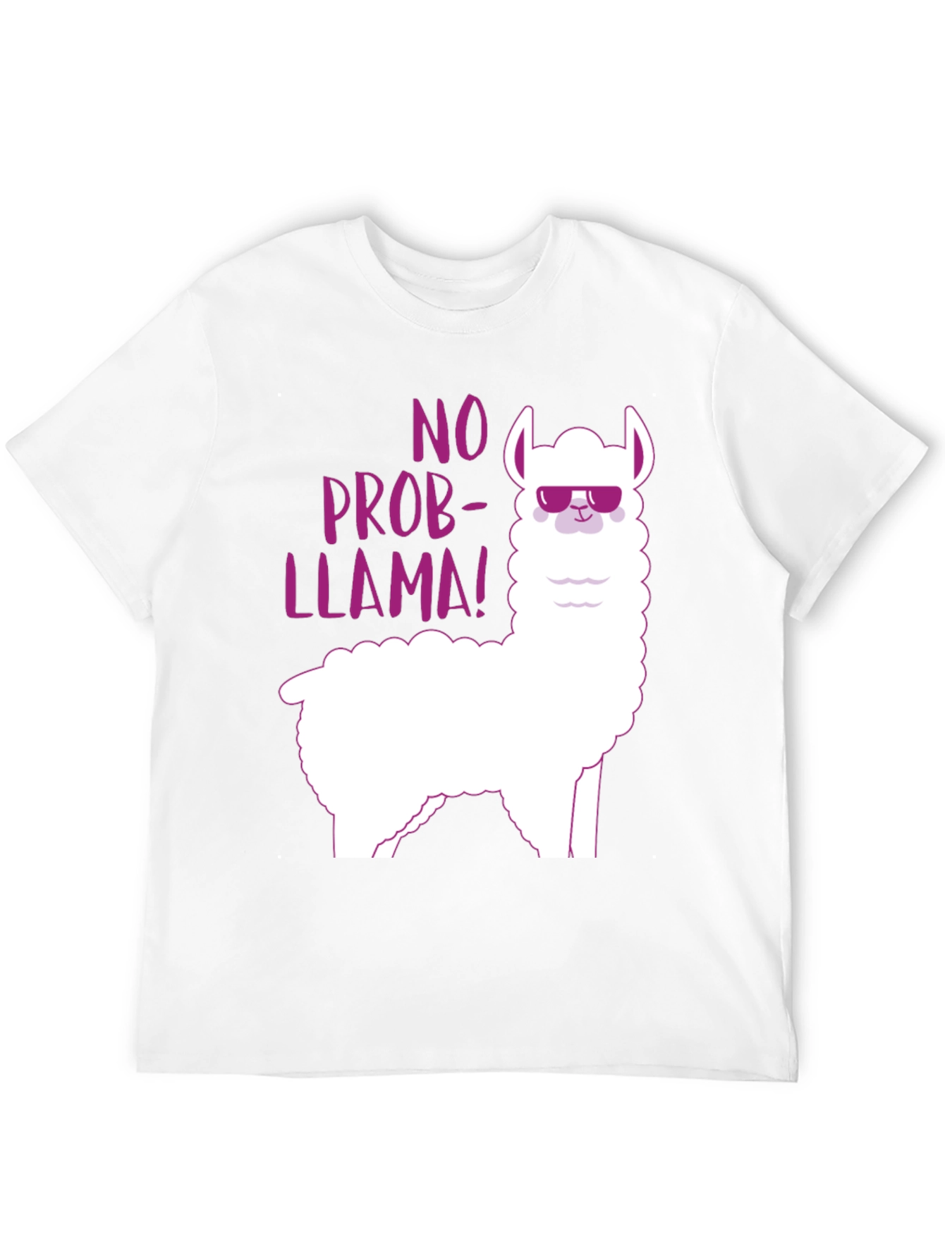No Prob-Llama! Black Graphic Tee
