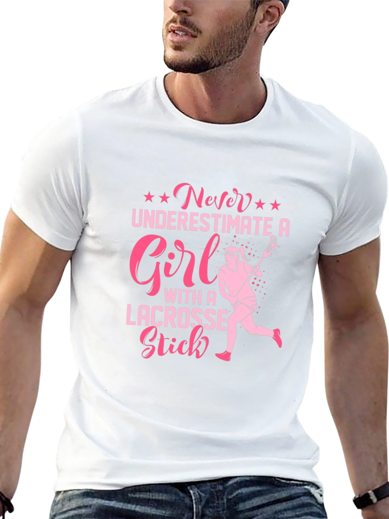 Lacrosse Girl T-Shirt - Never Underestimate