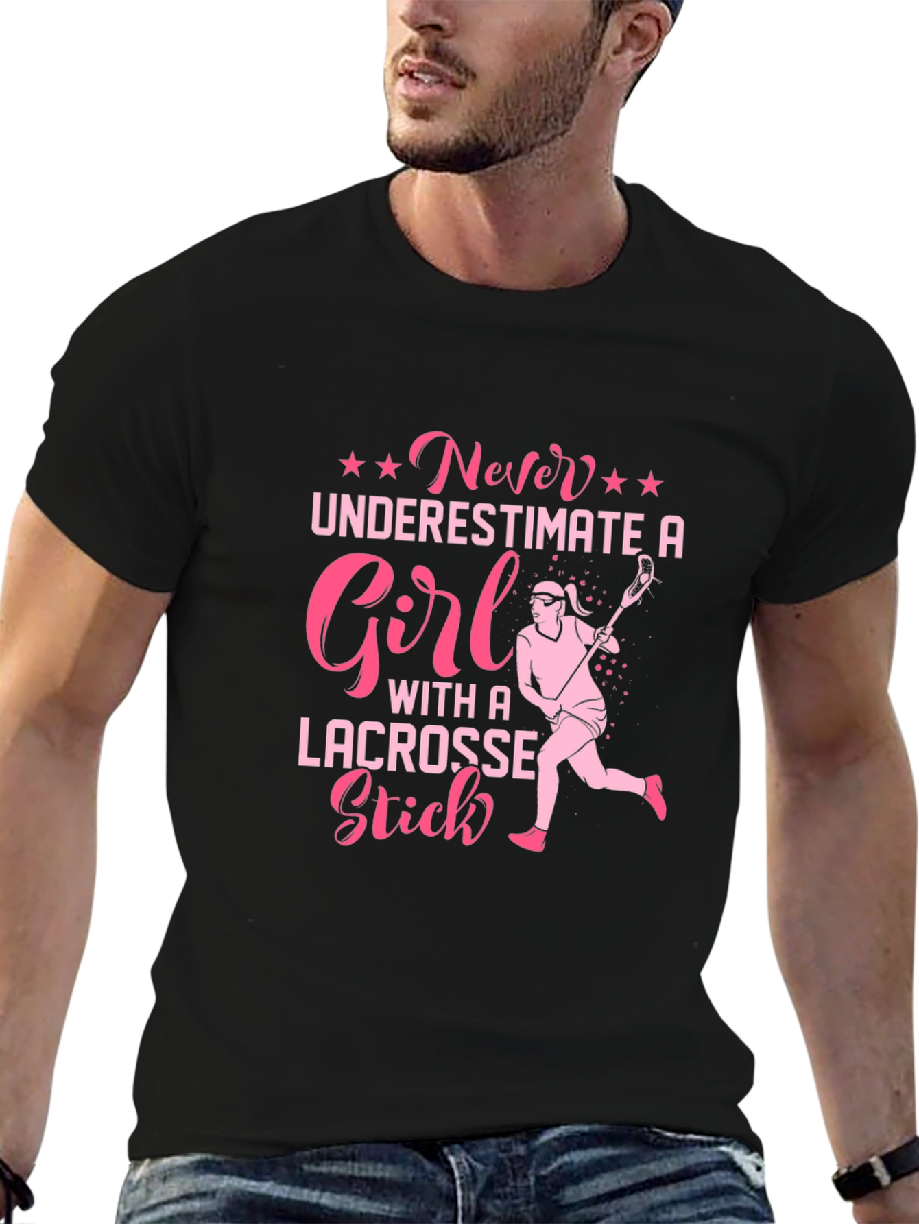 Lacrosse Girl T-Shirt - Never Underestimate