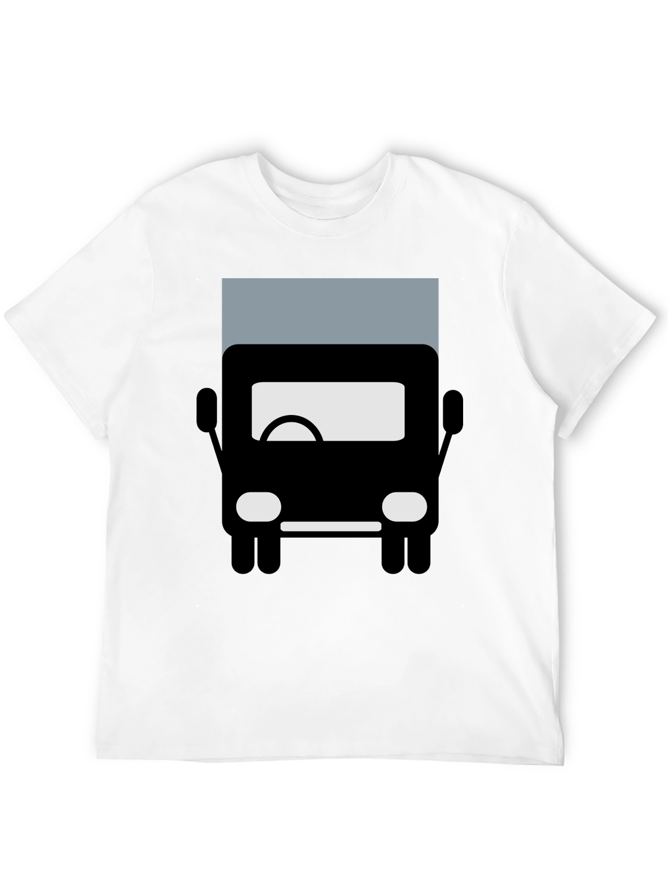 Truck Graphic Tee - Black Cotton Blend