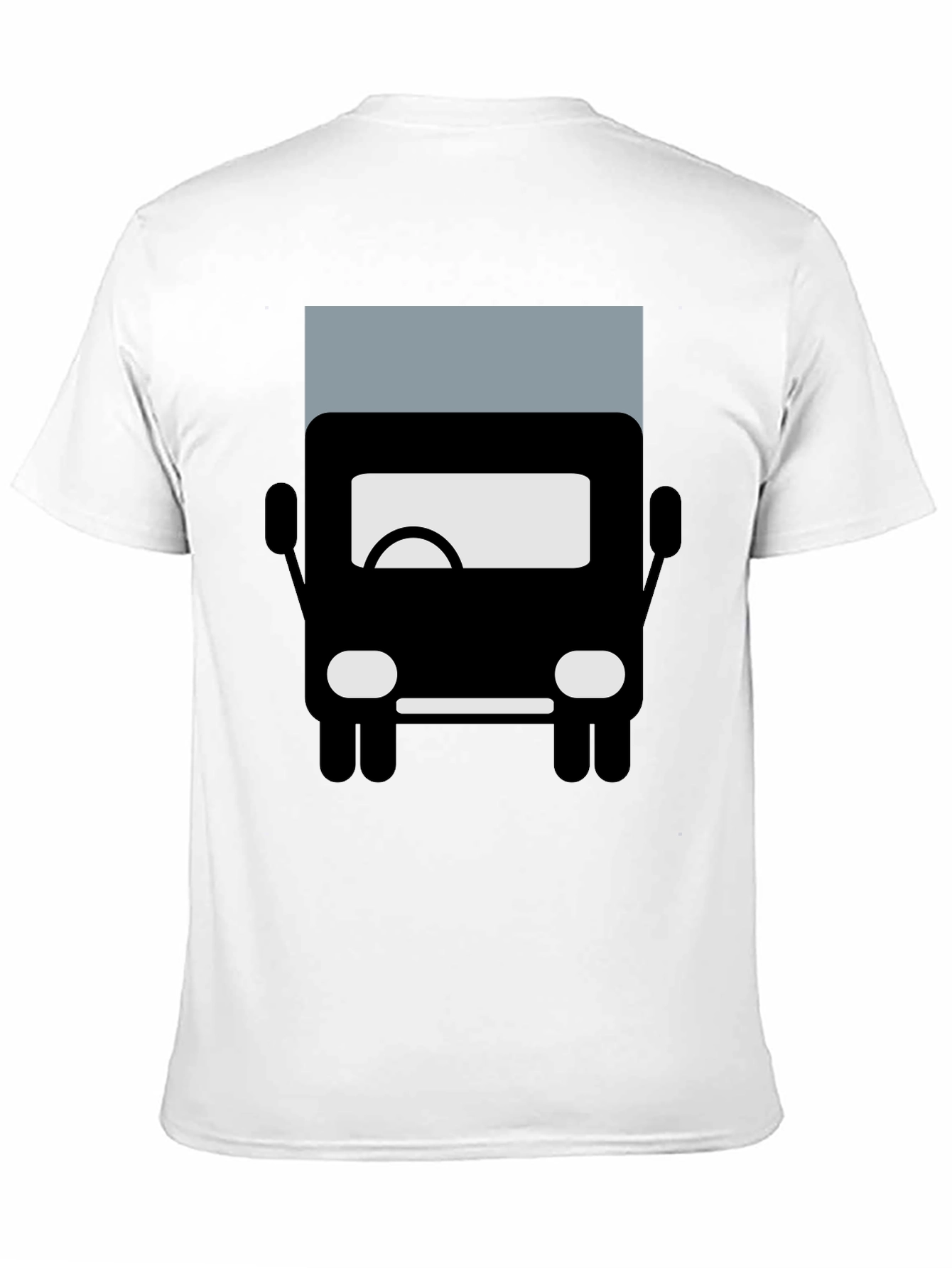 Truck Graphic Tee - Black Cotton Blend