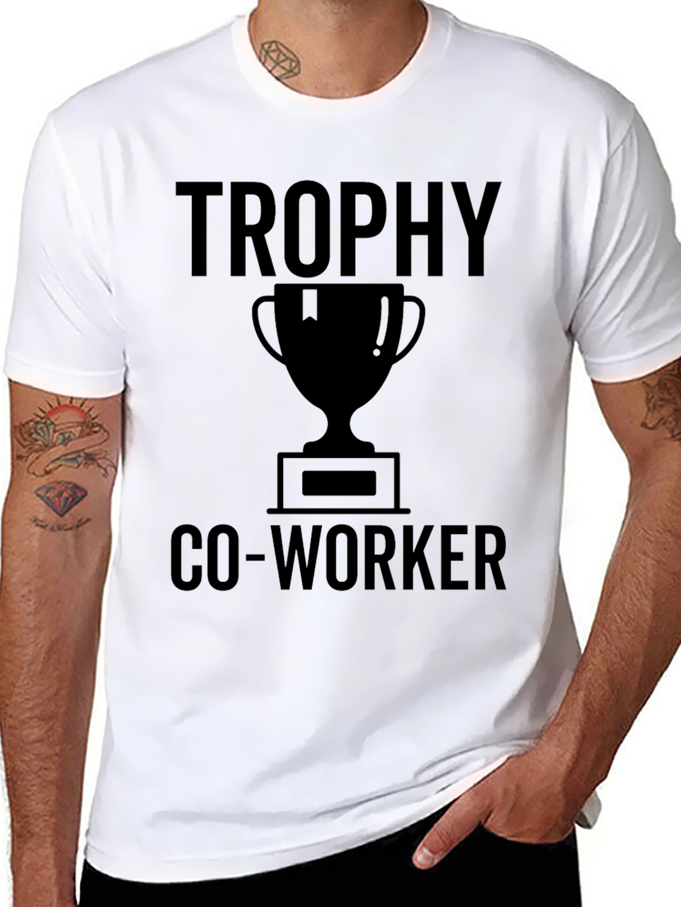 Trophy Co-Worker Graphic T-Shirt