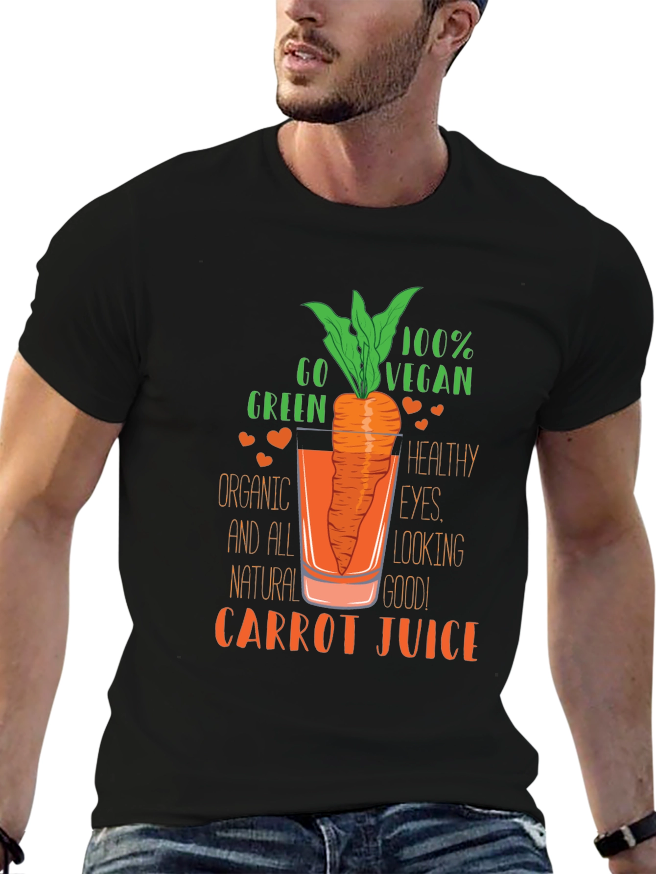 Vegan Carrot Juice Graphic Tee