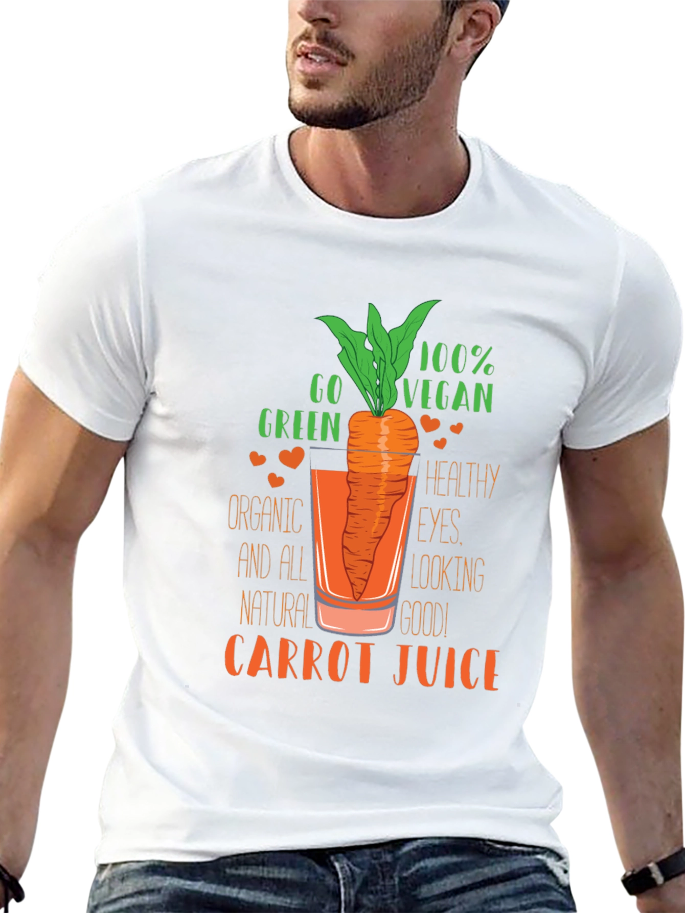 Vegan Carrot Juice Graphic Tee