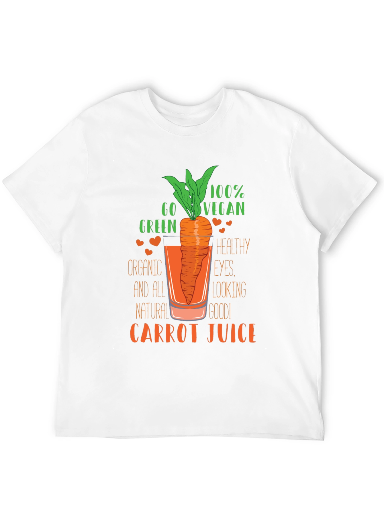 Vegan Carrot Juice Graphic Tee