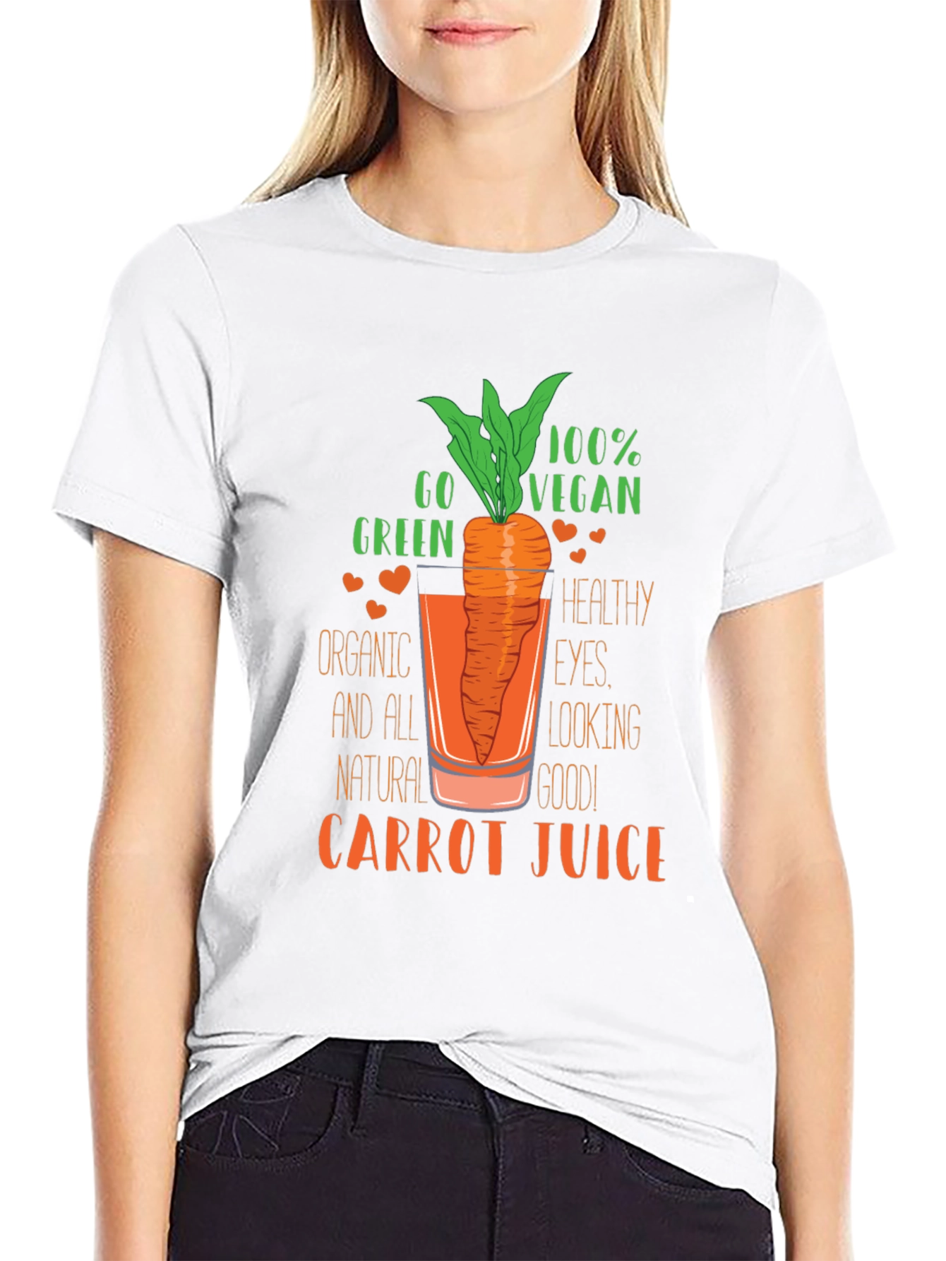 Vegan Carrot Juice Graphic Tee