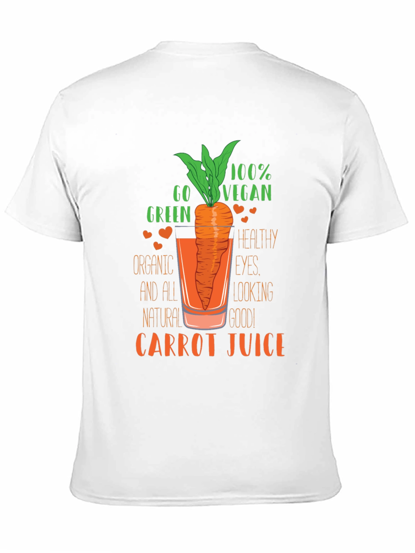 Vegan Carrot Juice Graphic Tee
