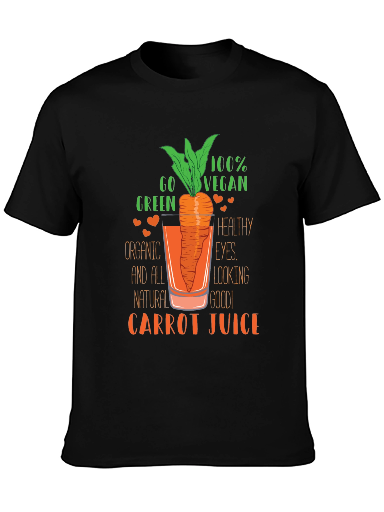 Vegan Carrot Juice Graphic Tee
