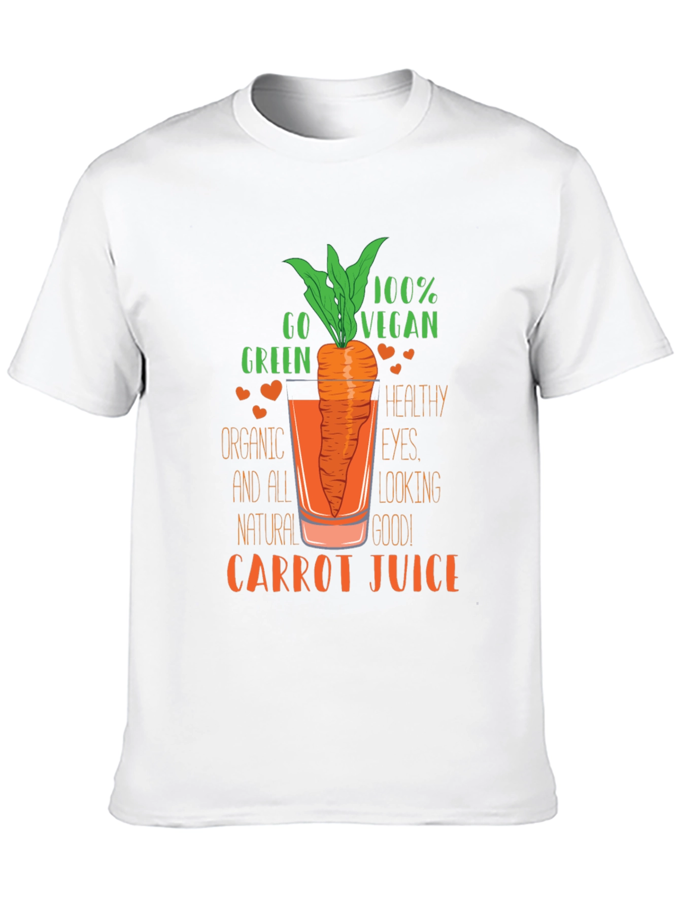 Vegan Carrot Juice Graphic Tee
