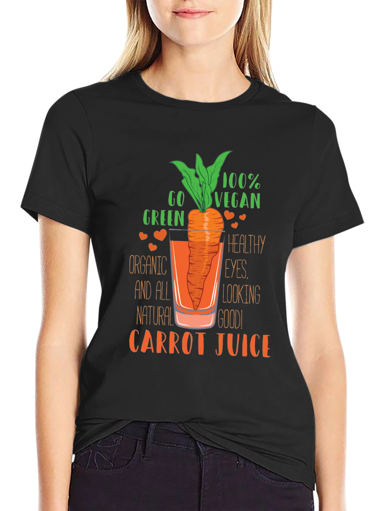 Vegan Carrot Juice Graphic Tee