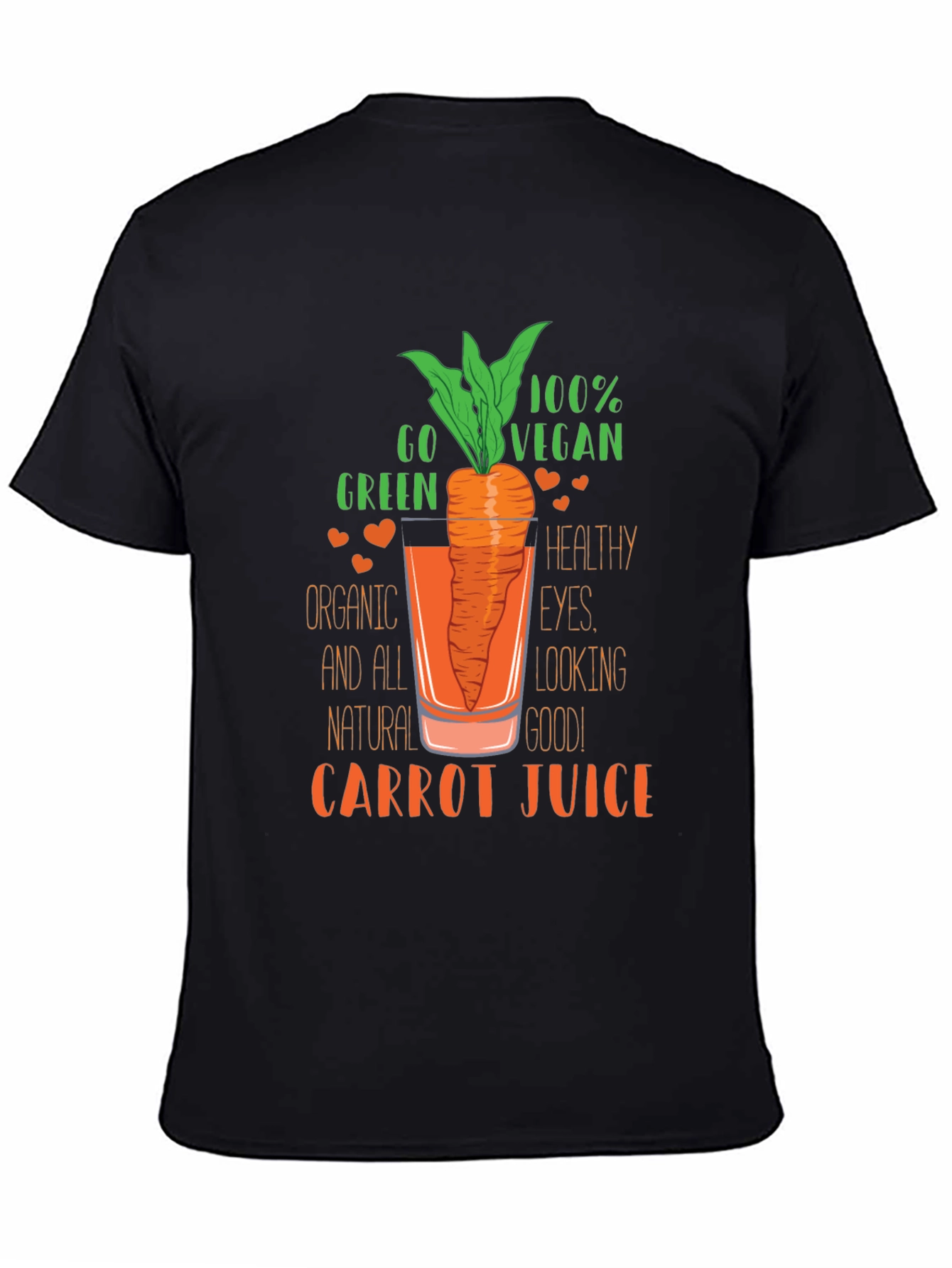 Vegan Carrot Juice Graphic Tee