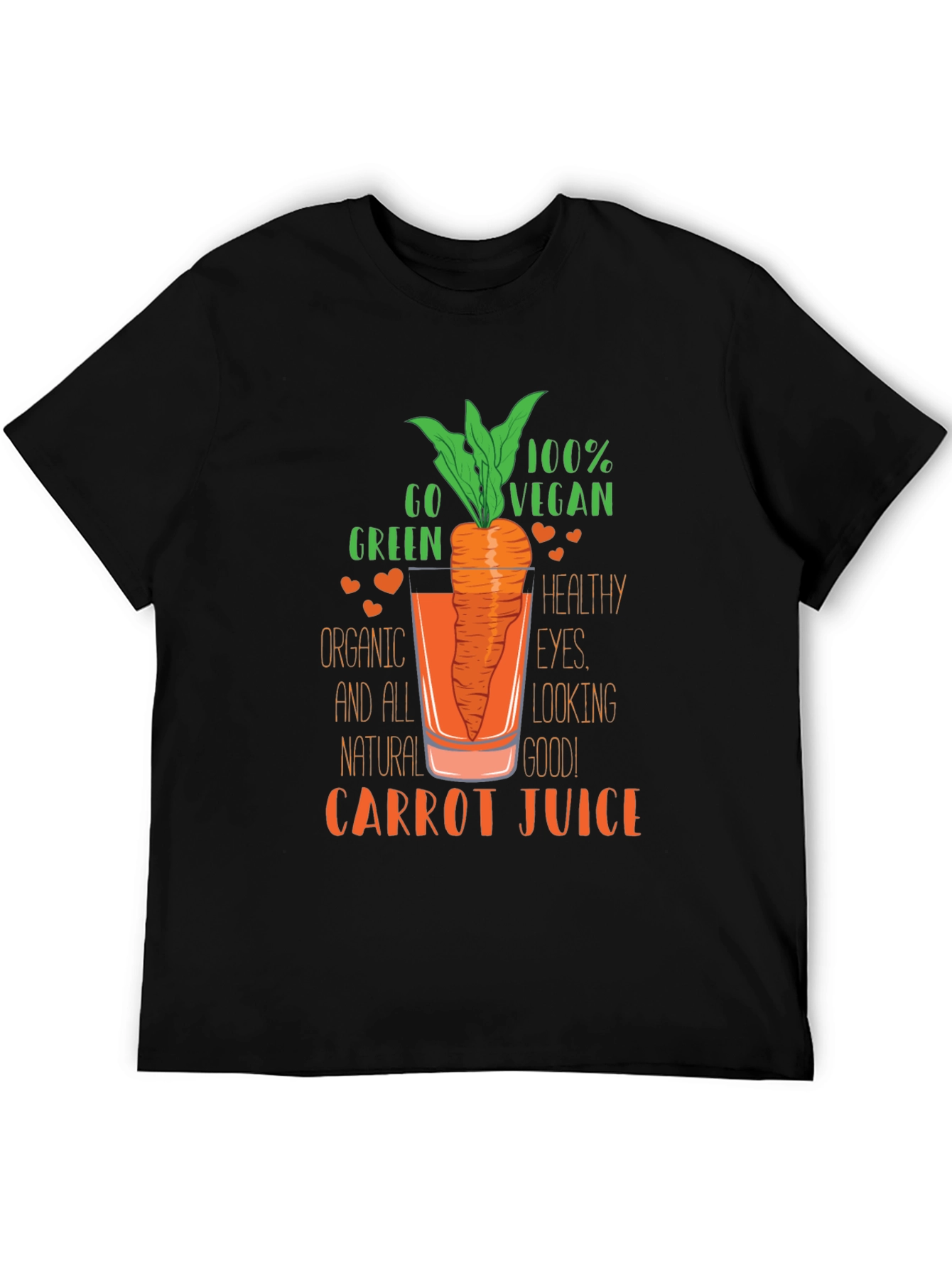 Vegan Carrot Juice Graphic Tee