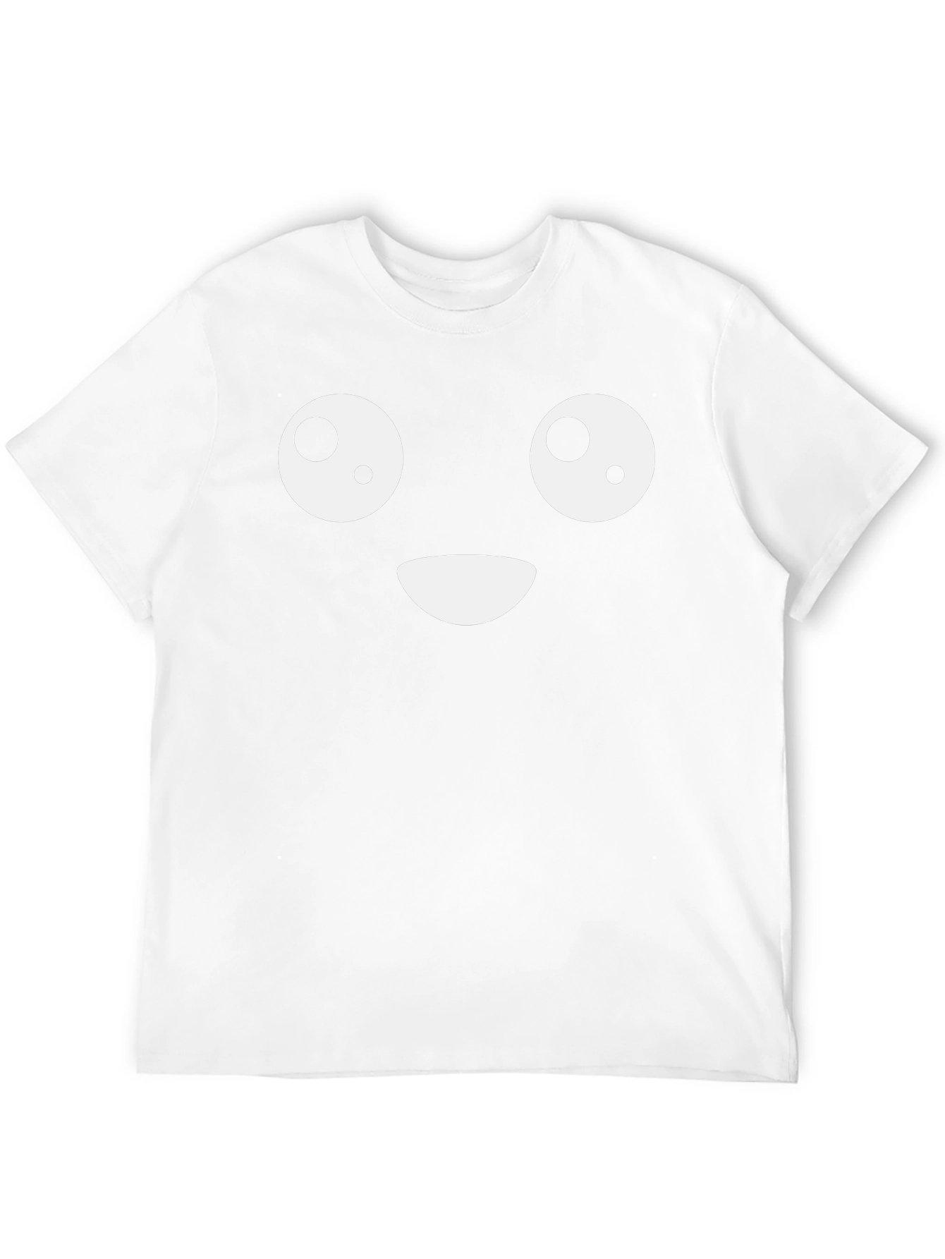 Funny Emoji Face T-Shirt - Black Cotton Tee