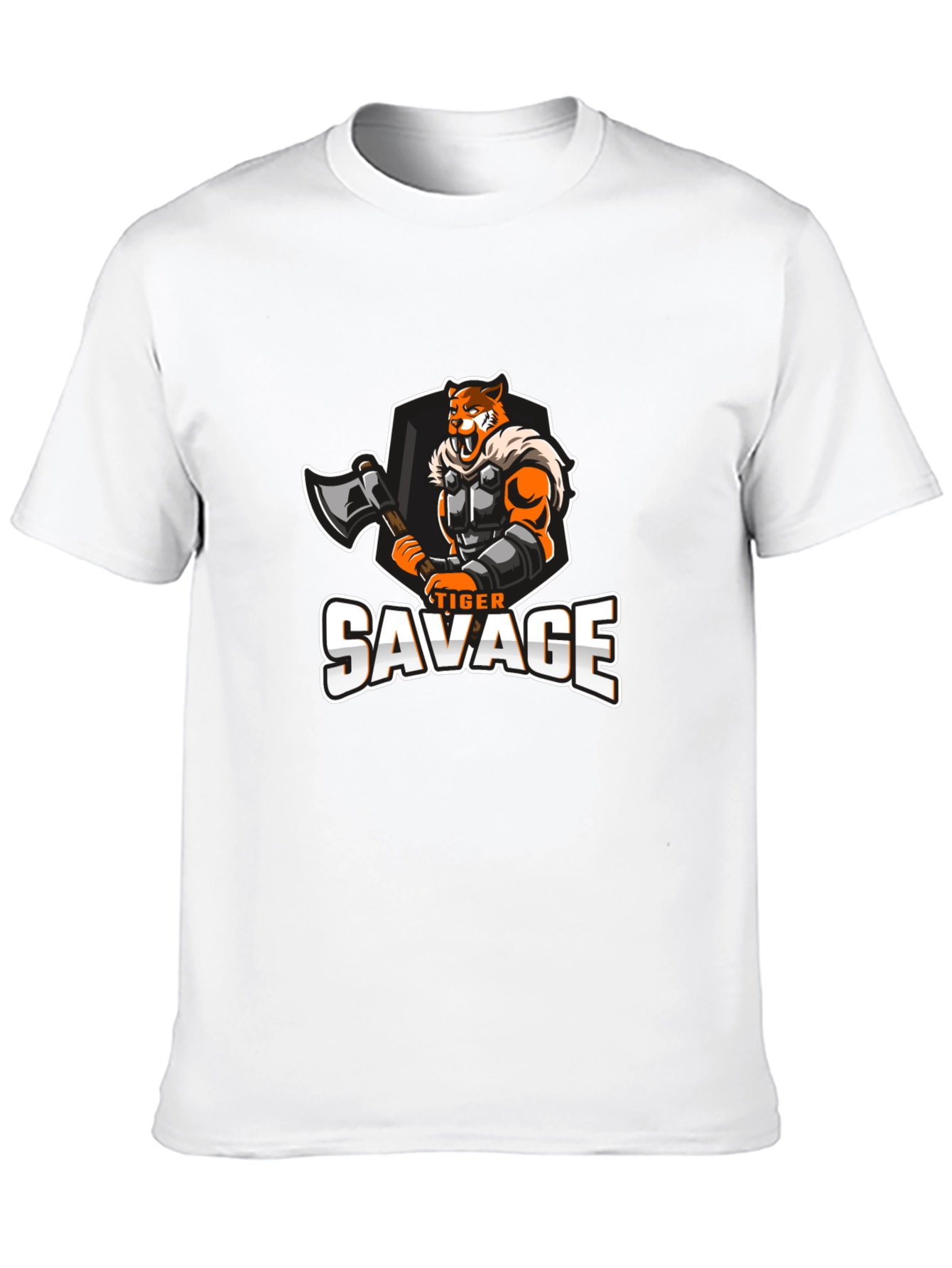 Tiger Savage Graphic Tee - Black T-Shirt