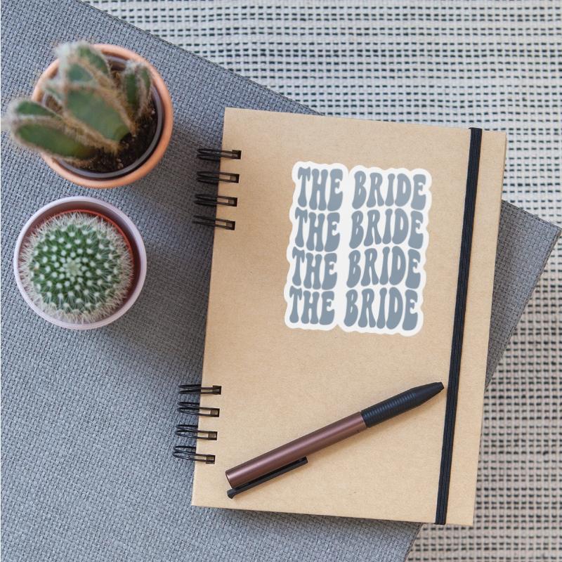 Bachelorette Party The Bride Dusty Blue Design