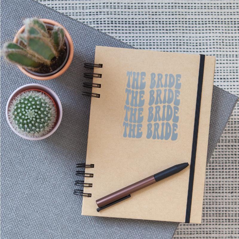 Bachelorette Party The Bride Dusty Blue Design