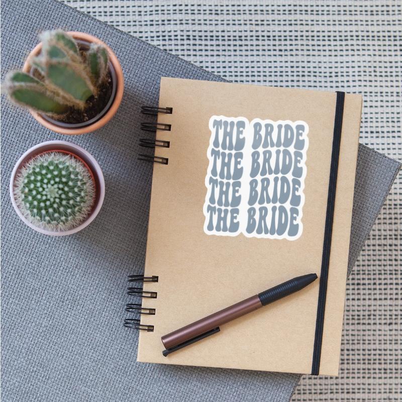 Bachelorette Party The Bride Dusty Blue Design