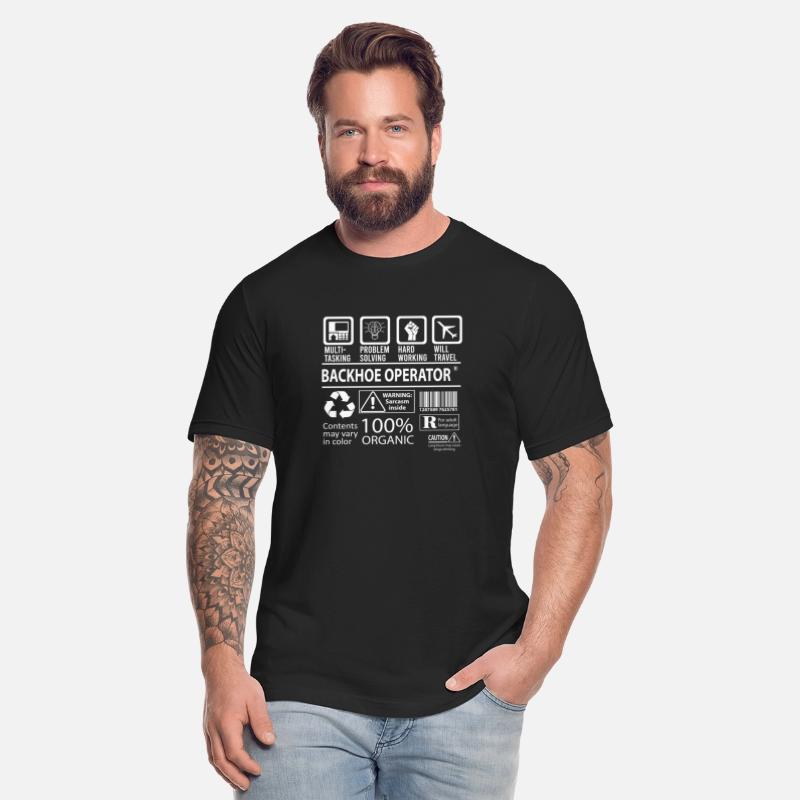 Backhoe Operator T Shirt - Multitasking Job Gift I