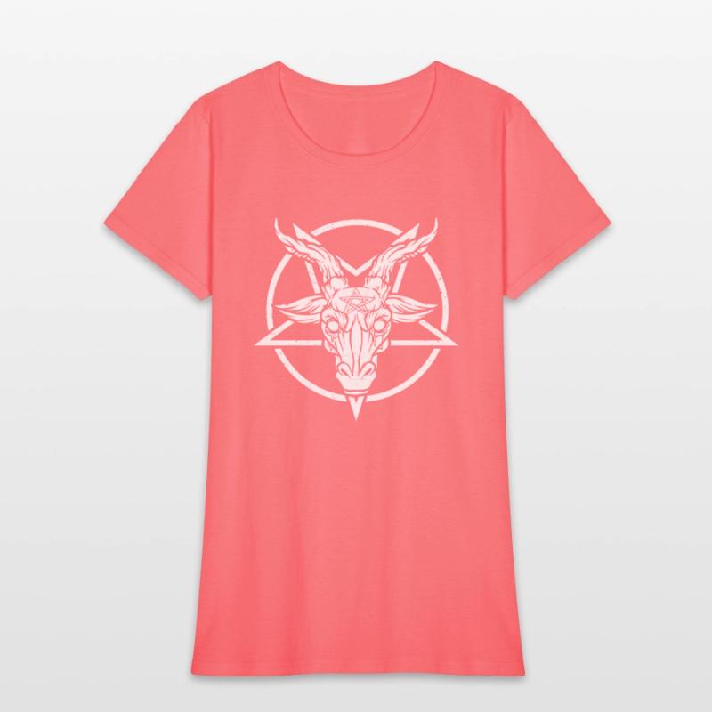 Baphomet Pentagram Devil Gothic Sata Occultist