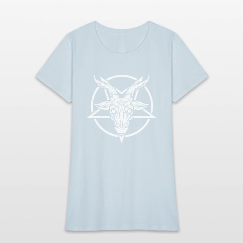 Baphomet Pentagram Devil Gothic Sata Occultist