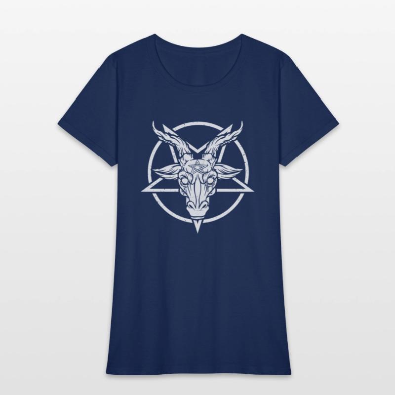 Baphomet Pentagram Devil Gothic Sata Occultist