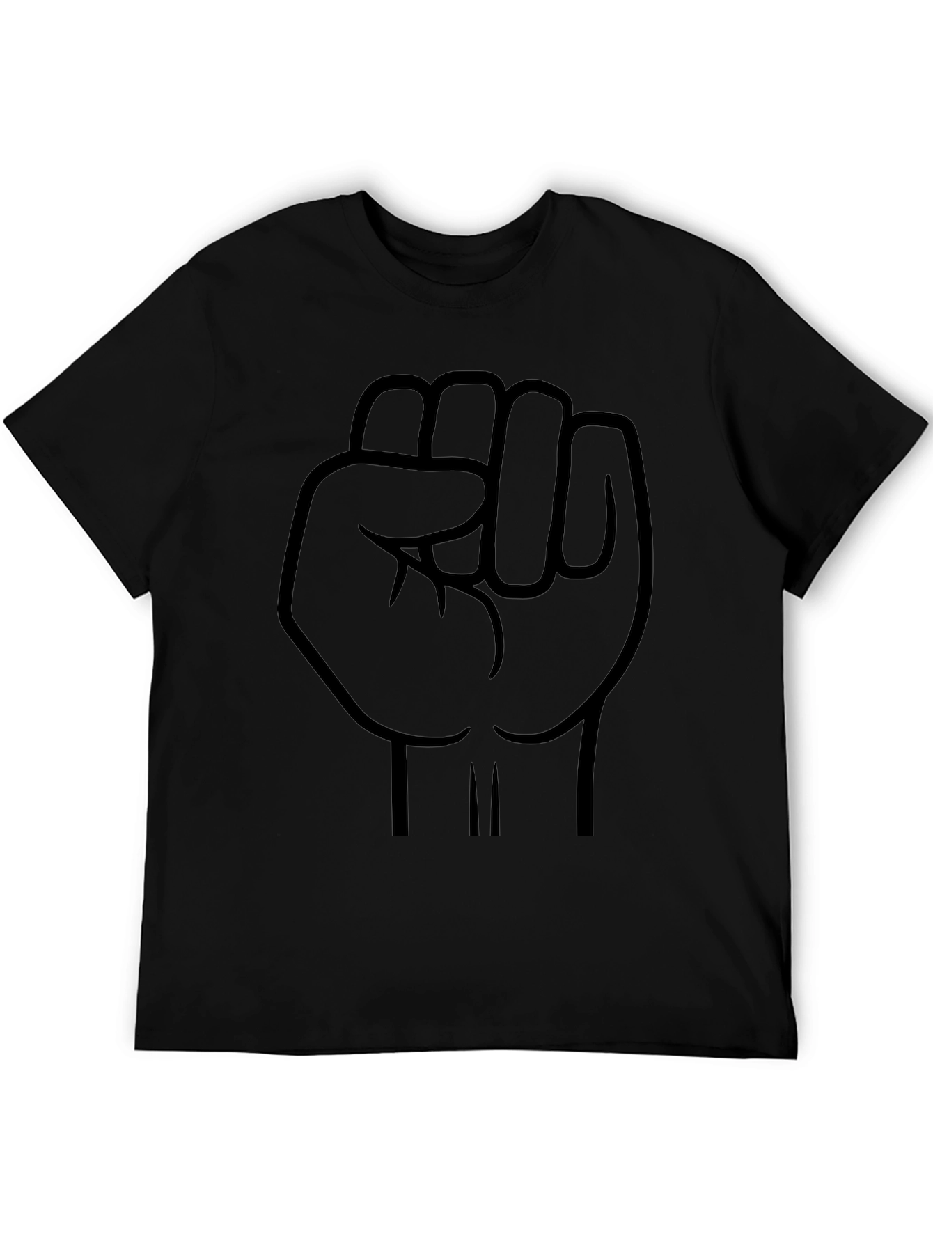 Empowered Fist Graphic T-Shirt - Black