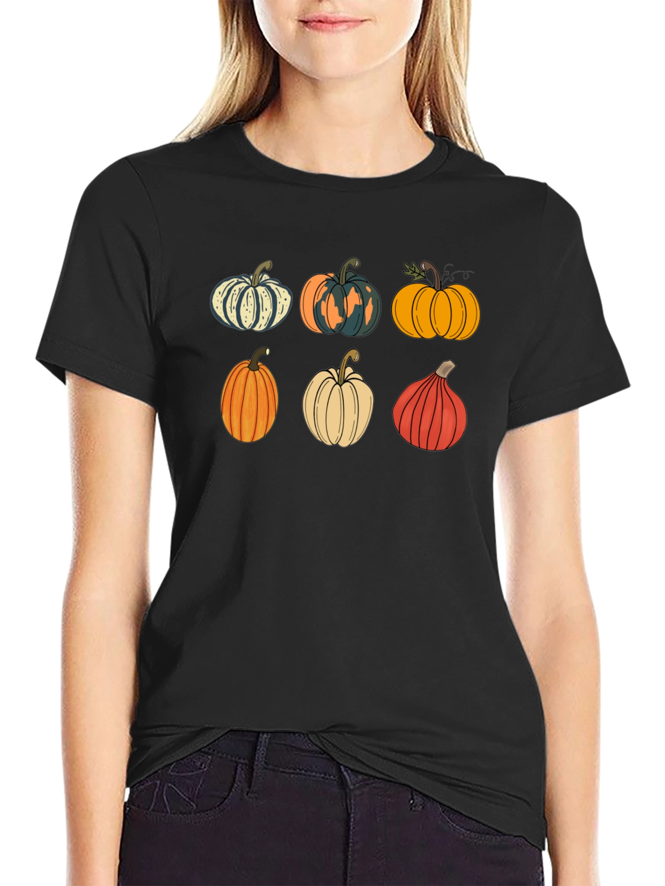 Pumpkin Patch Graphic Tee - Autumnal Style