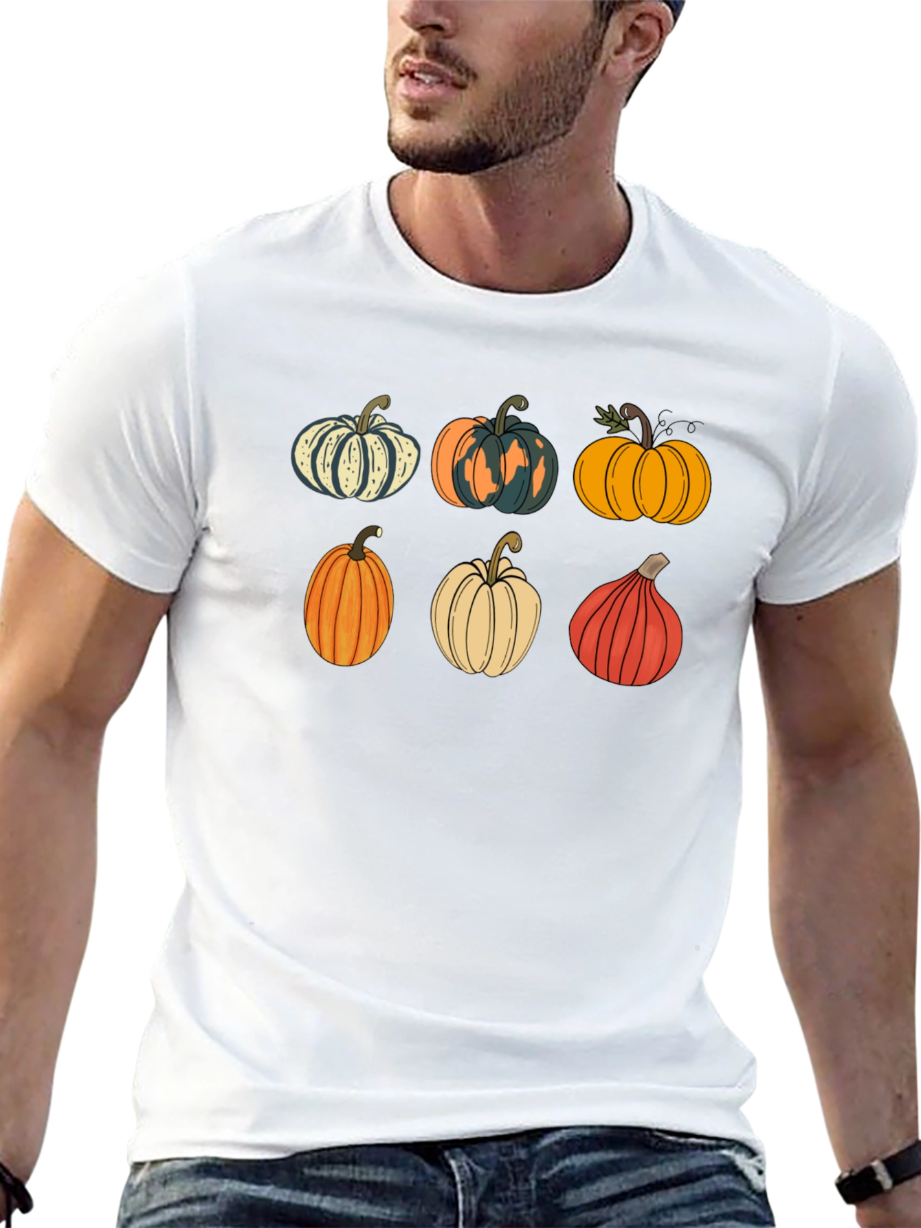 Pumpkin Patch Graphic Tee - Autumnal Style
