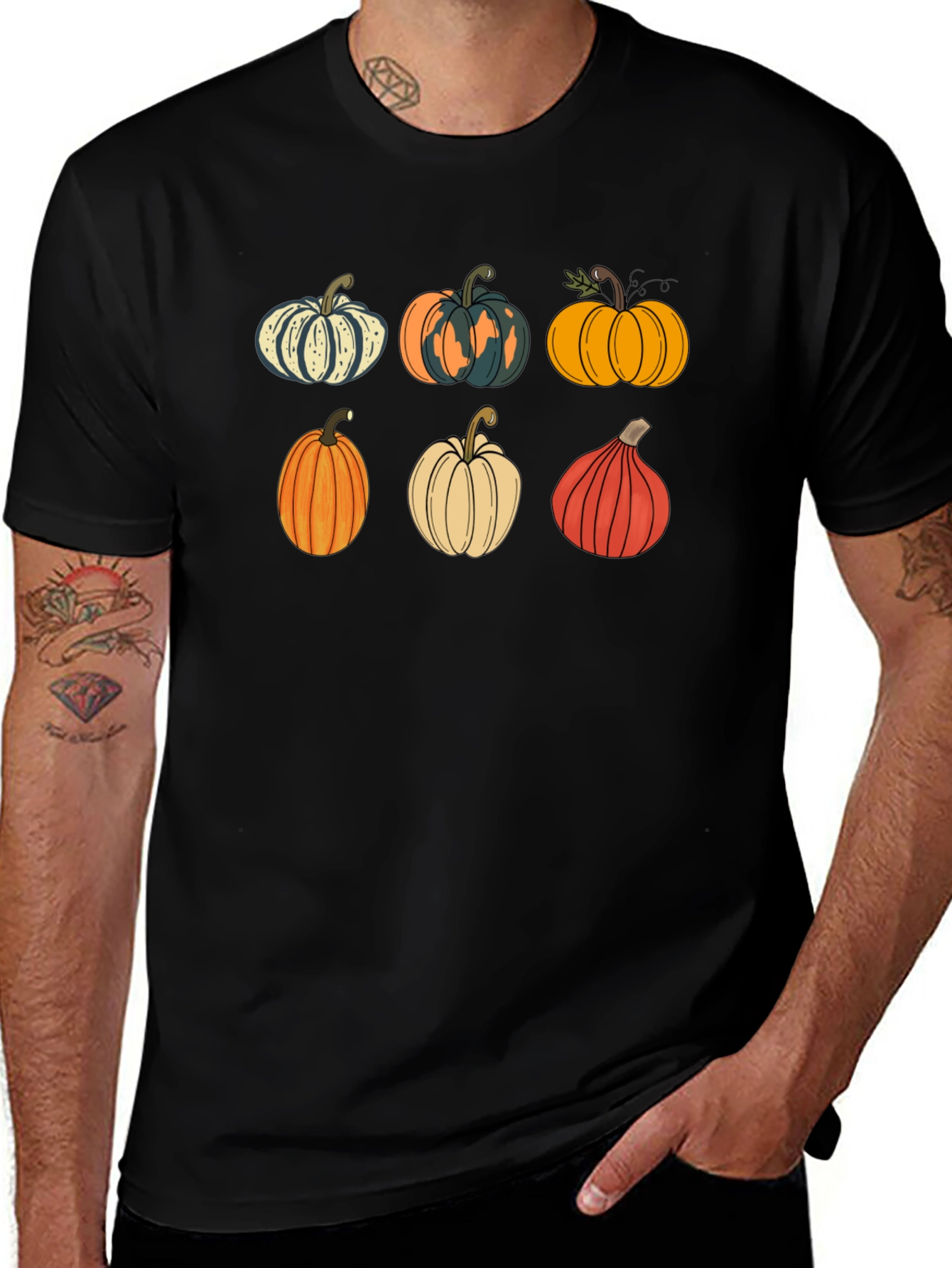 Pumpkin Patch Graphic Tee - Autumnal Style