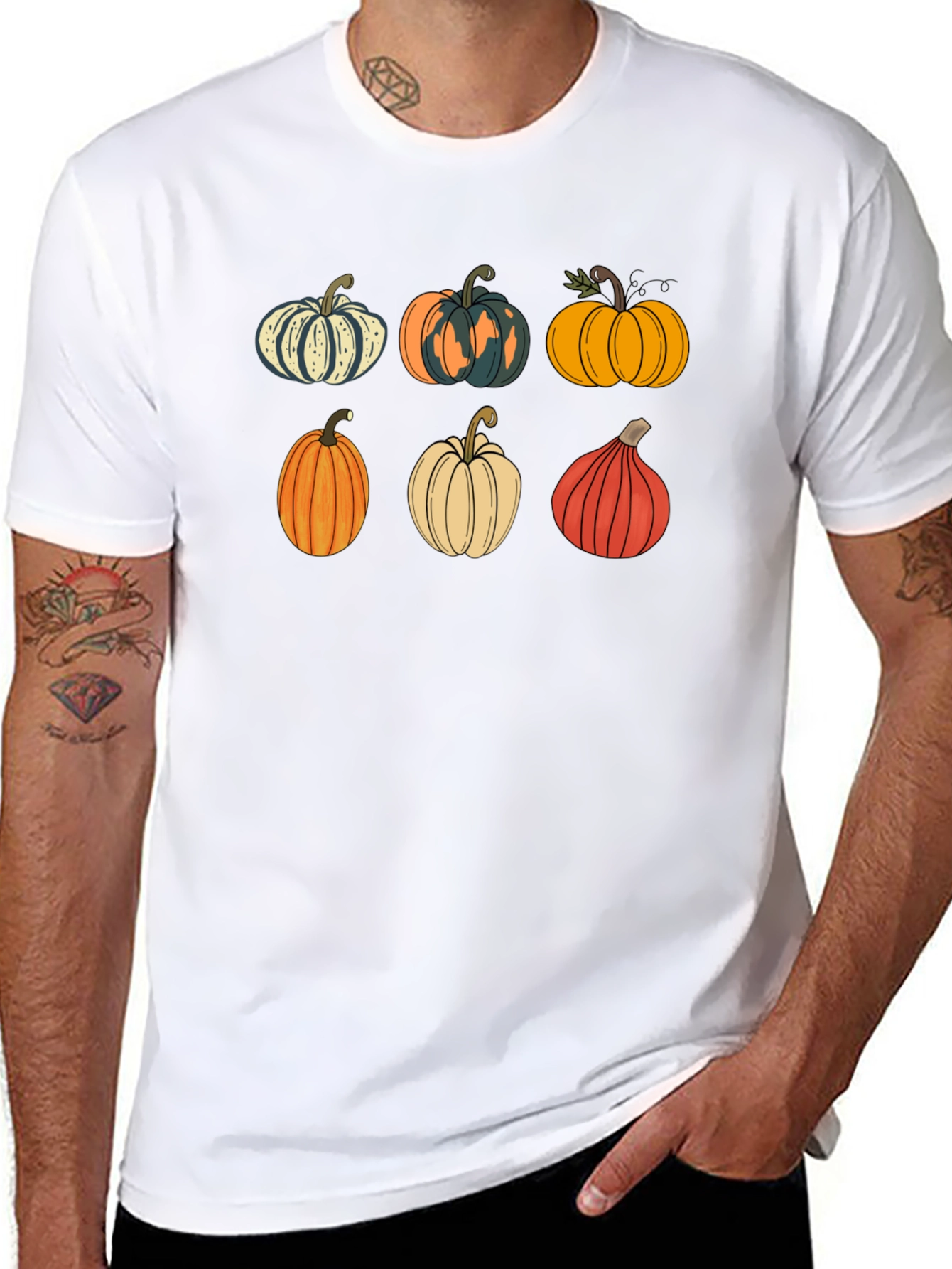 Pumpkin Patch Graphic Tee - Autumnal Style